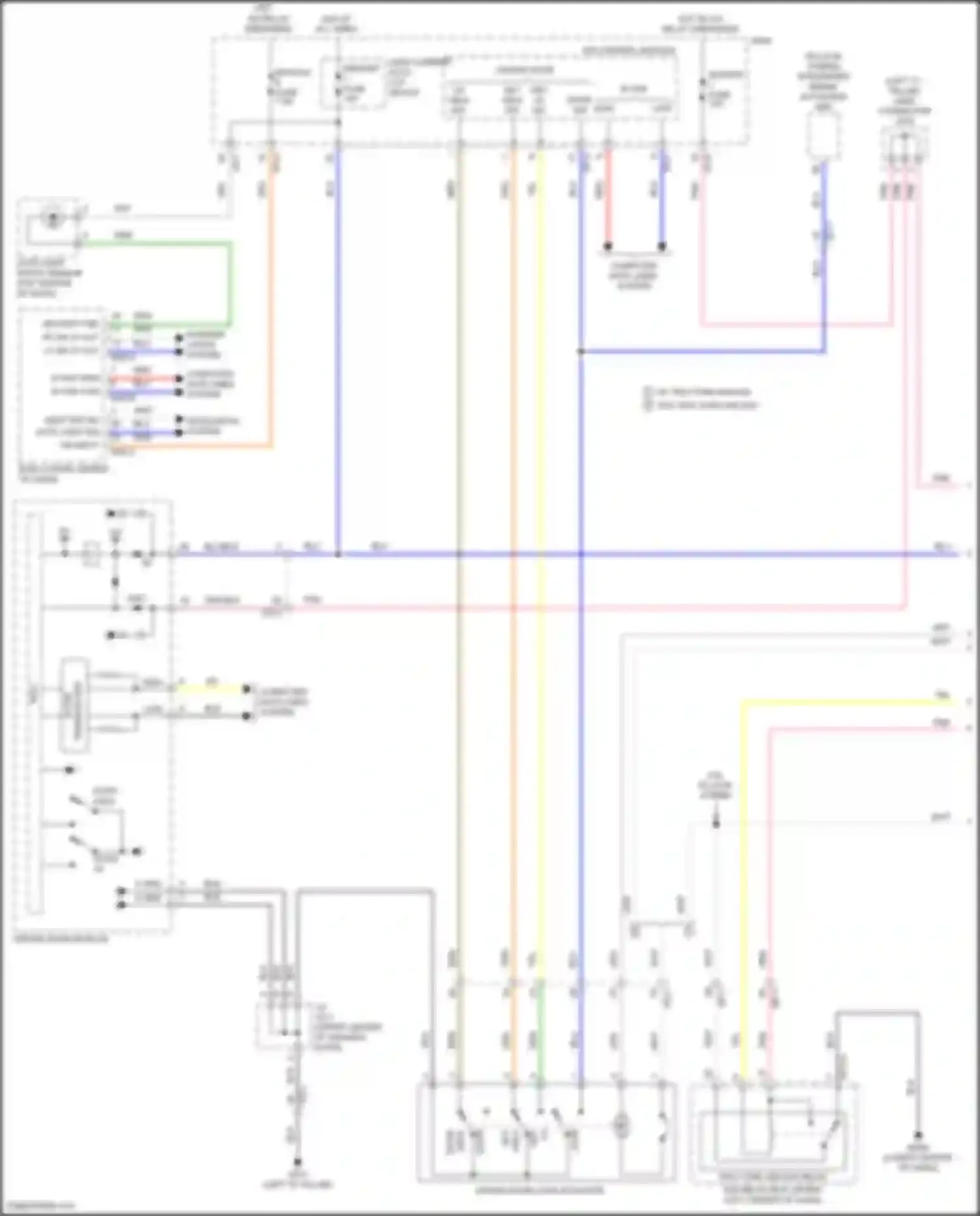 Wiring diagram key lk unlk sig sig for Hyundai Sonata VII facelift (2017-2019) (1 of 8)