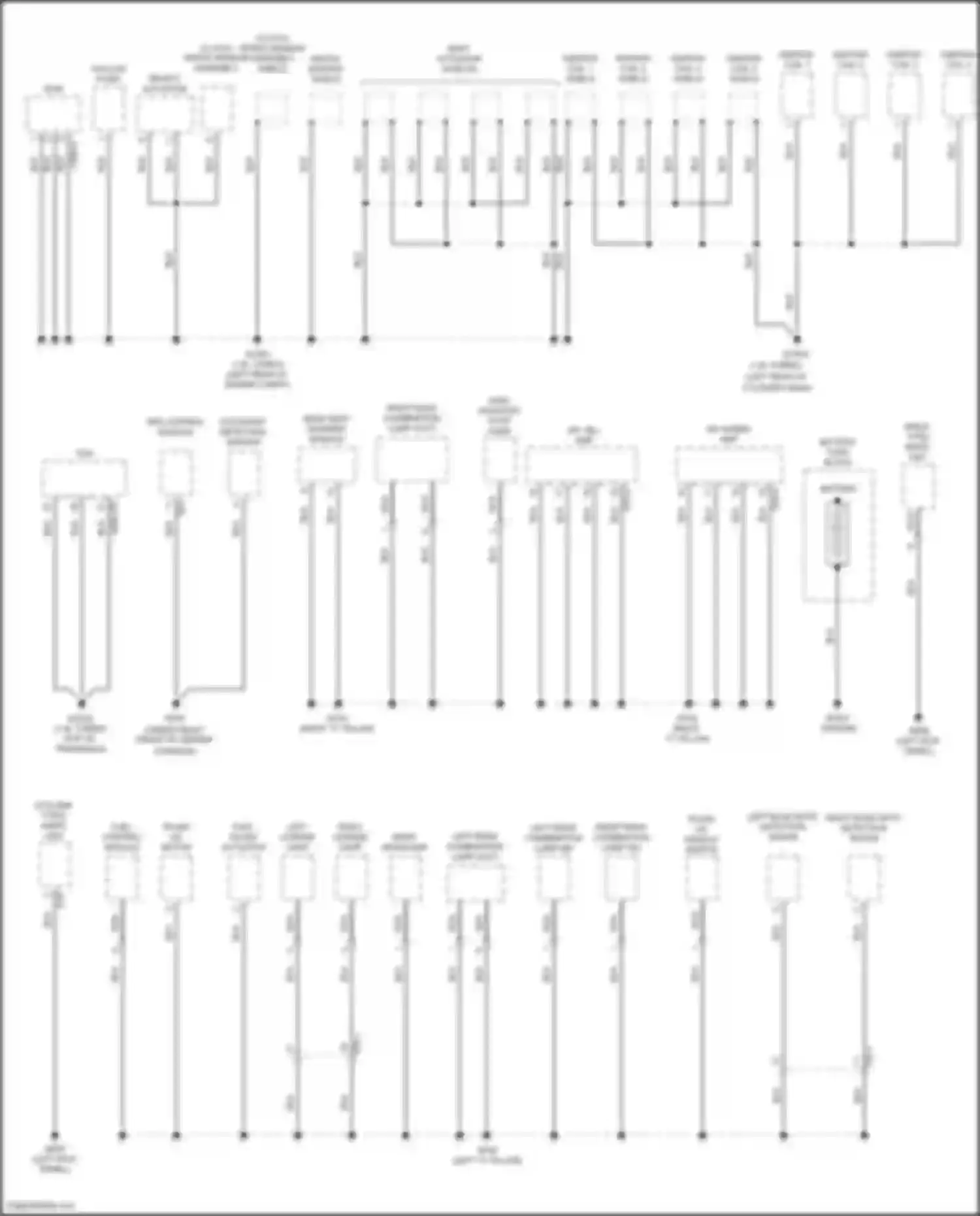 Wiring diagram knock sensor shield for Hyundai Sonata VII facelift (2017-2019) (2 of 6)