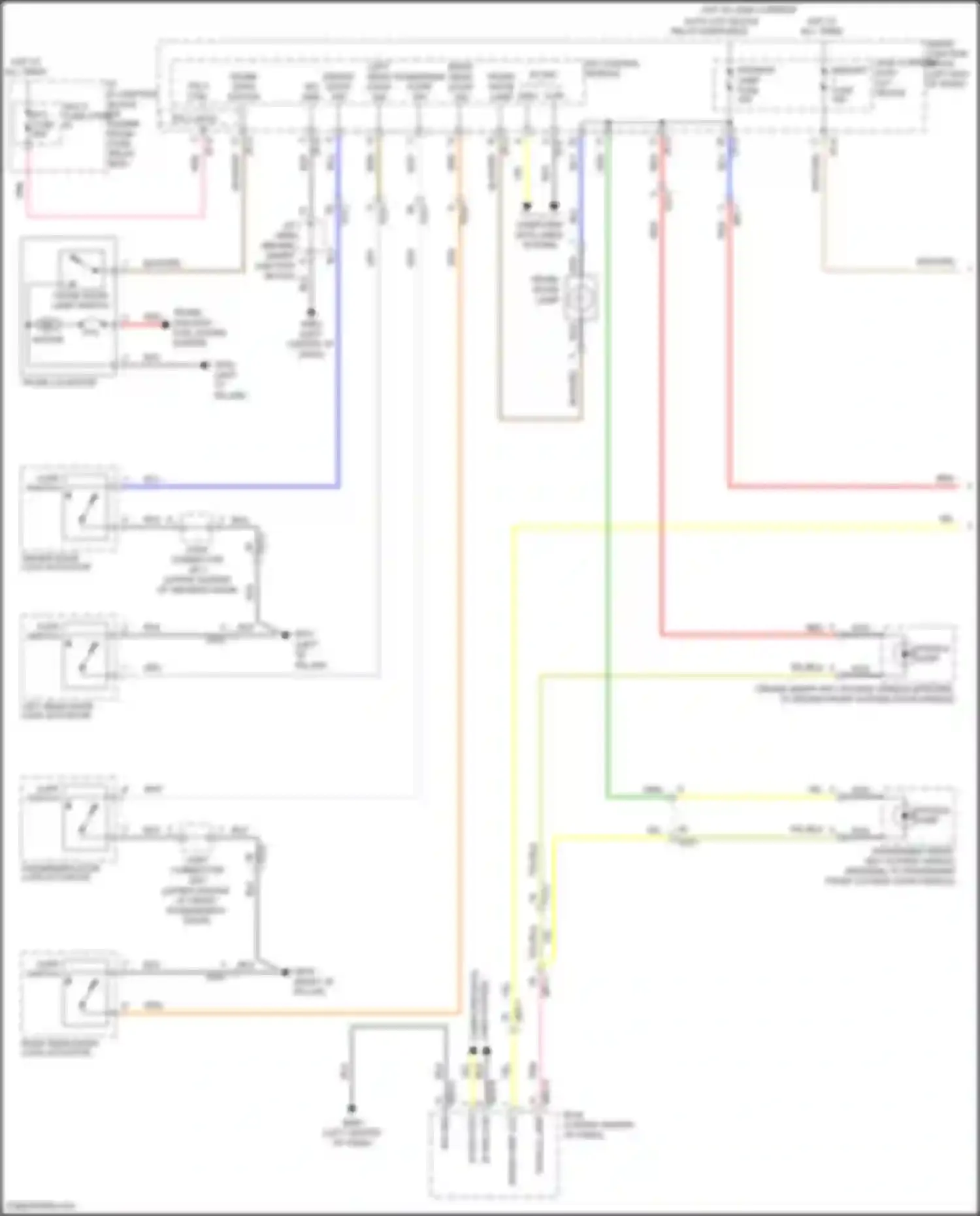 Wiring diagram lines system for Hyundai Sonata VII facelift (2017-2019) (5 of 12)
