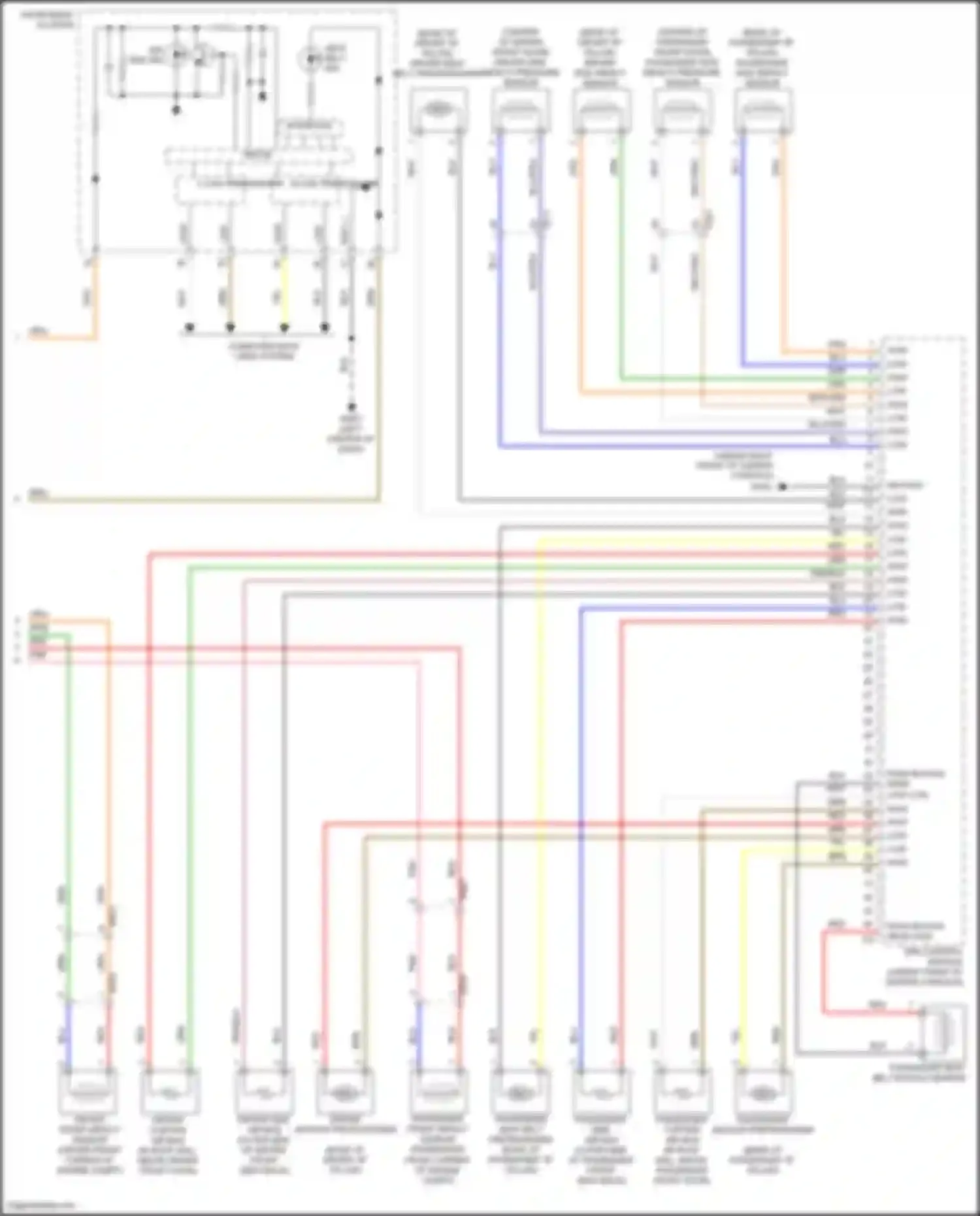 Wiring diagram m-can transceiver for Hyundai Sonata VII facelift (2017-2019) (9 of 13)