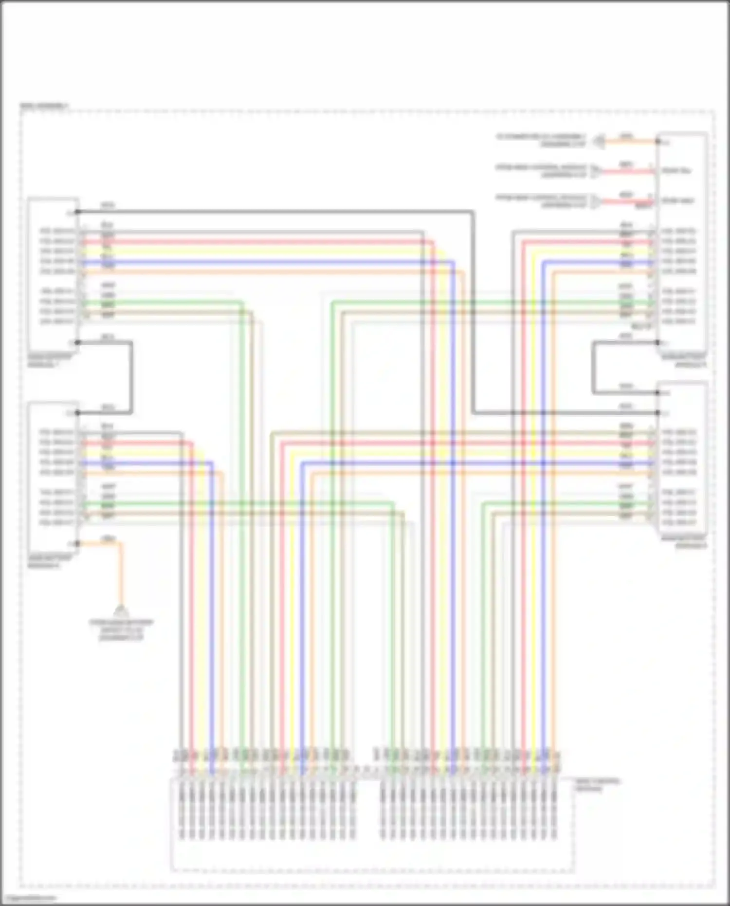 Wiring diagram main battery module 7 for Hyundai Sonata VII facelift (2017-2019) (1 of 1)