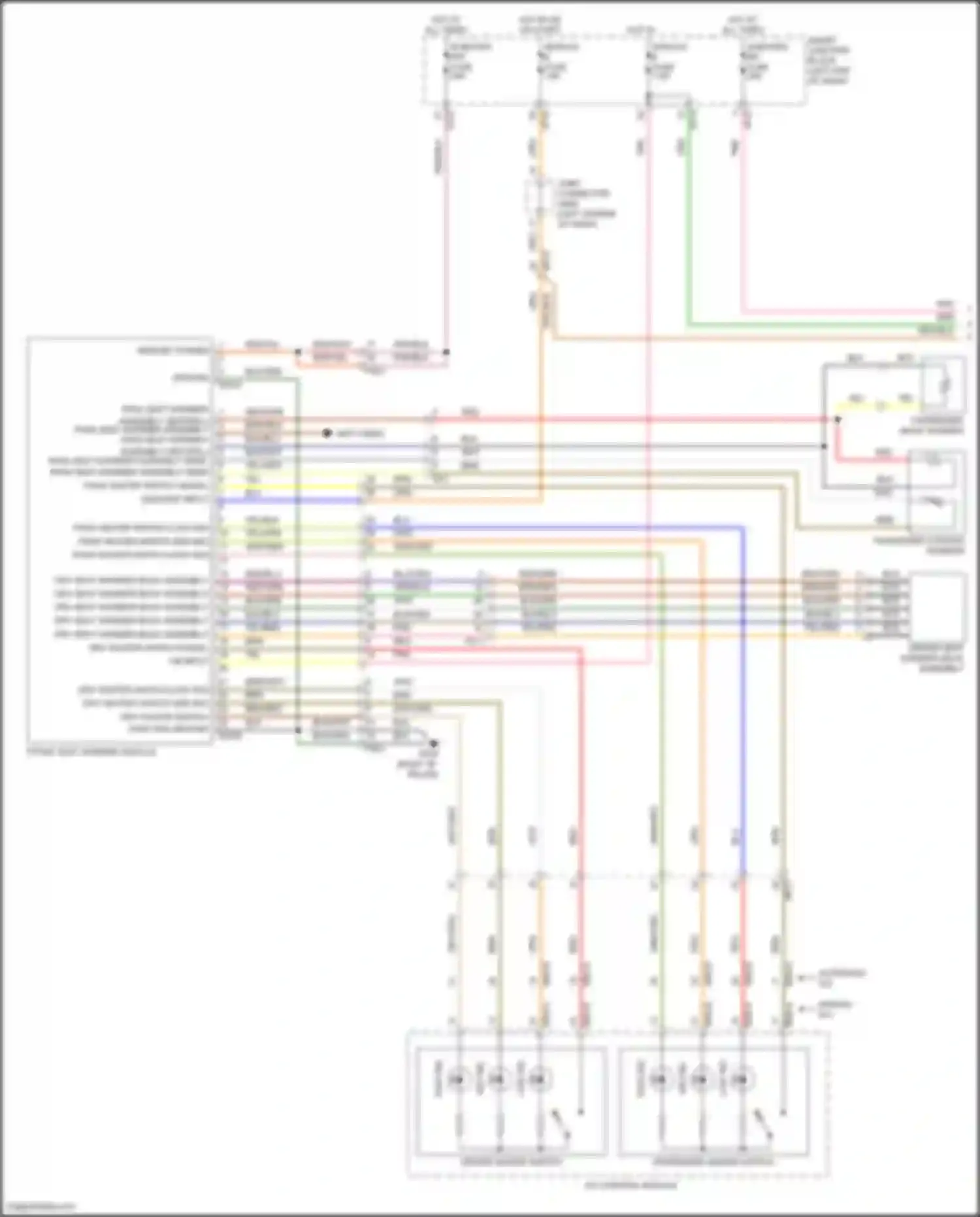 Wiring diagram manual a/c for Hyundai Sonata VII facelift (2017-2019) (6 of 10)