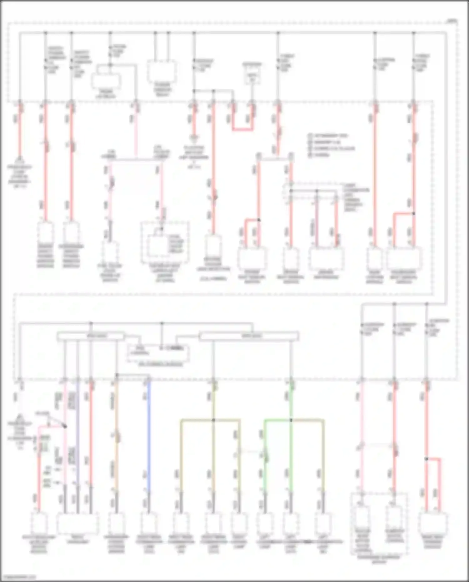 Wiring diagram mcu b+ for Hyundai Sonata VII facelift (2017-2019) (1 of 1)