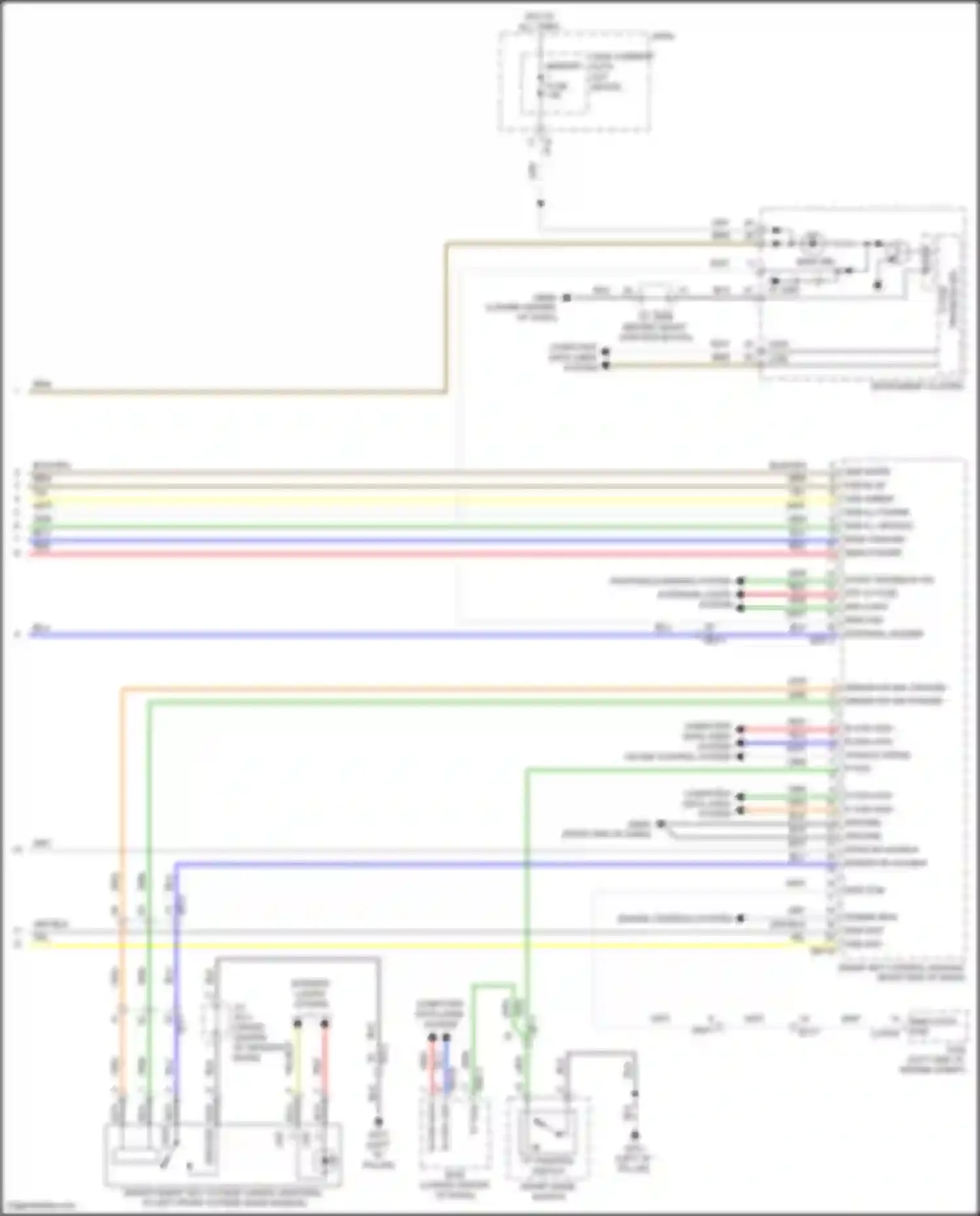 Wiring diagram memory 1 fuse for Hyundai Sonata VII facelift (2017-2019) (38 of 57)