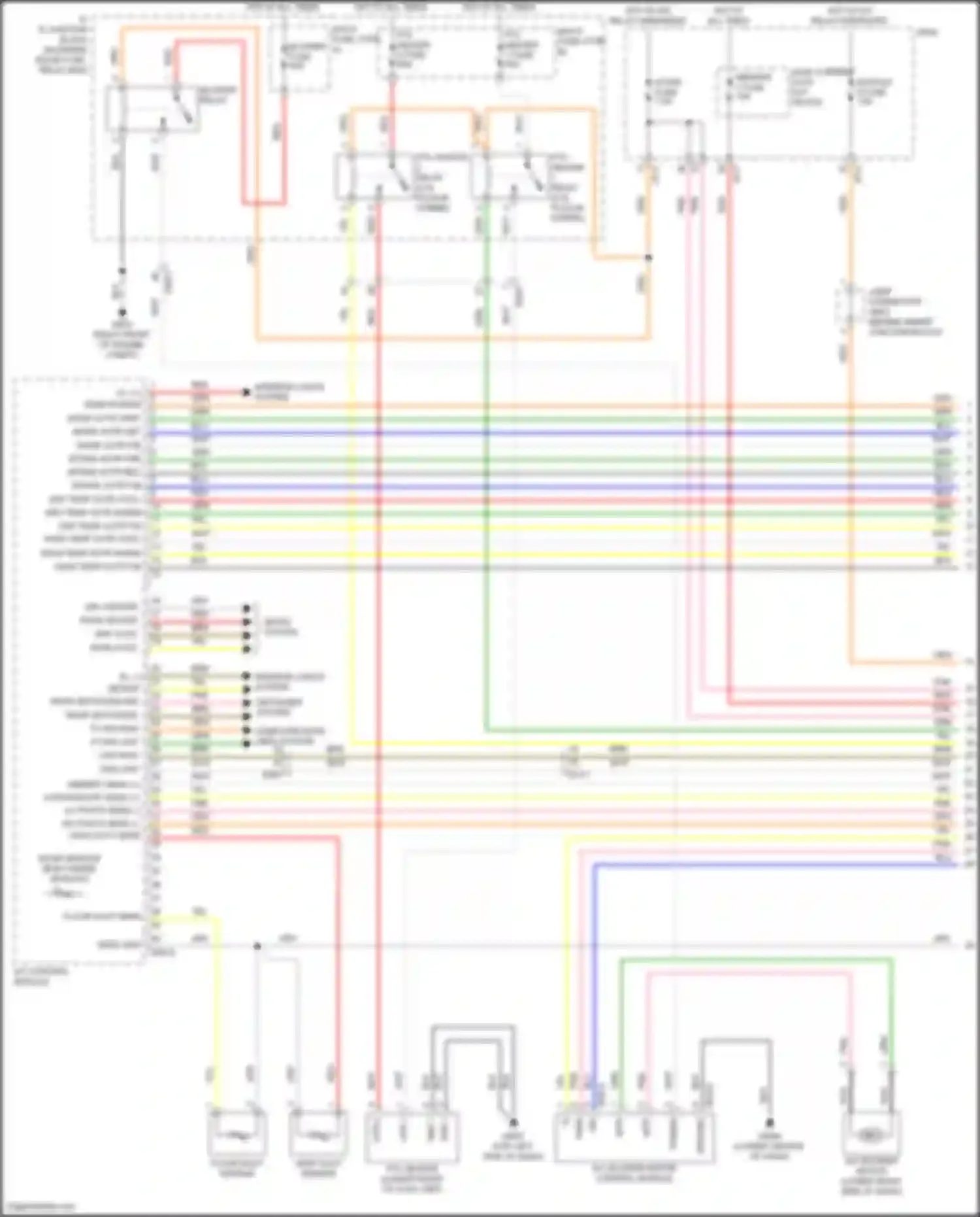Wiring diagram memory 1 fuse for Hyundai Sonata VII facelift (2017-2019) (52 of 57)