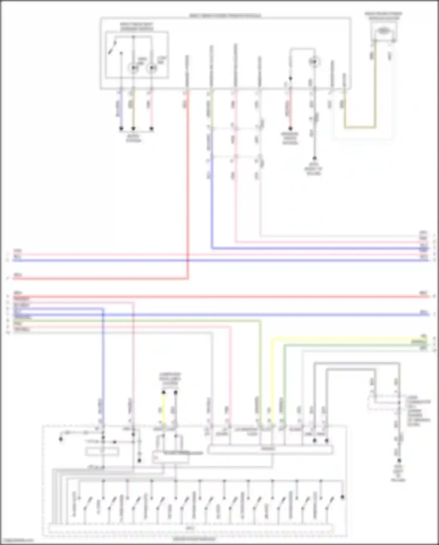 Wiring diagram memory power for Hyundai Sonata VII facelift (2017-2019) (14 of 62)