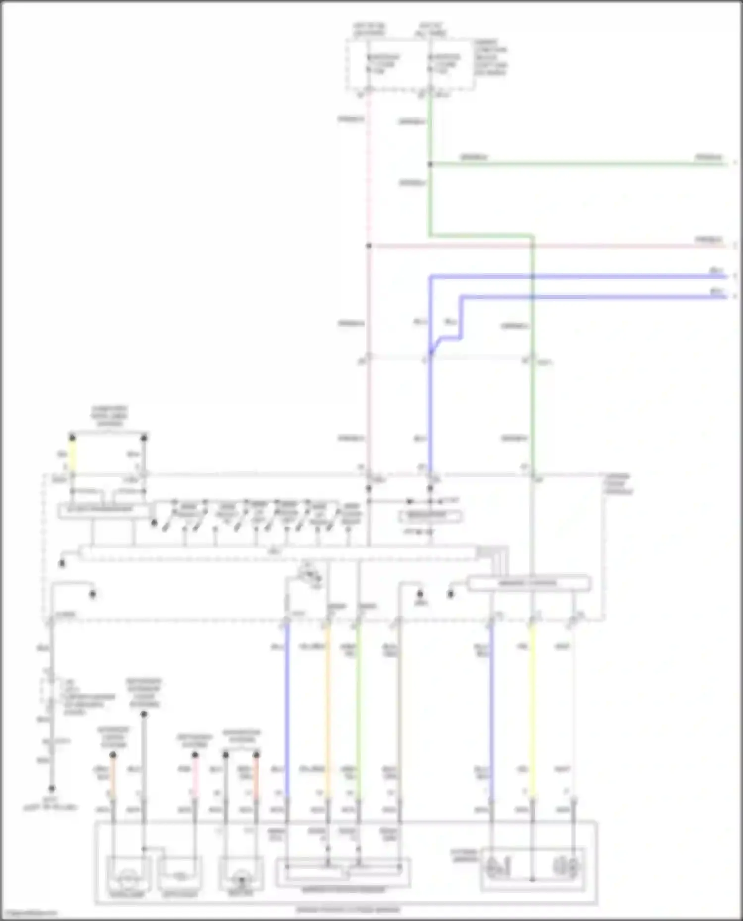 Wiring diagram mirr select r for Hyundai Sonata VII facelift (2017-2019) (1 of 1)