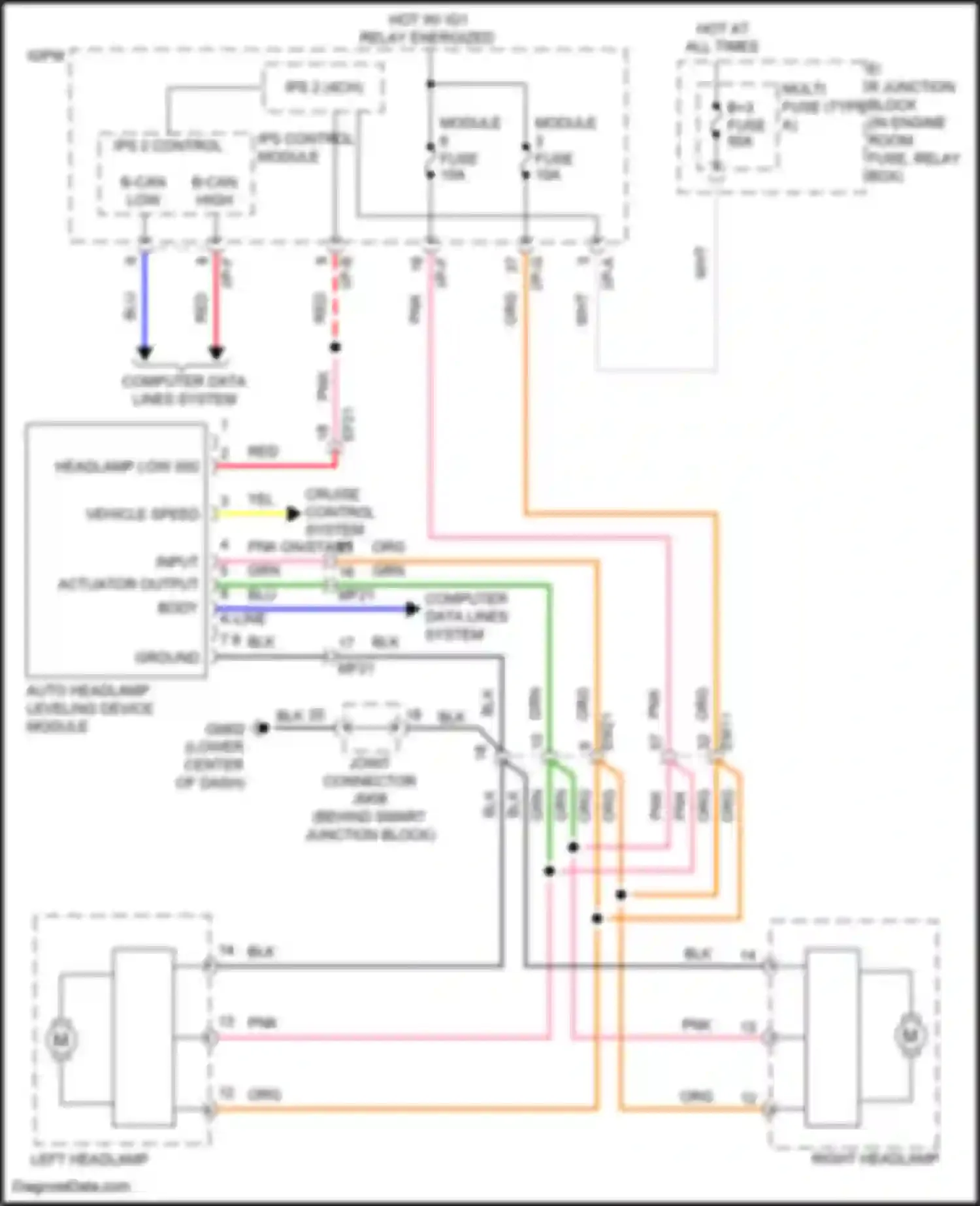 Wiring diagram module 6 fuse for Hyundai Sonata VII facelift (2017-2019) (17 of 52)