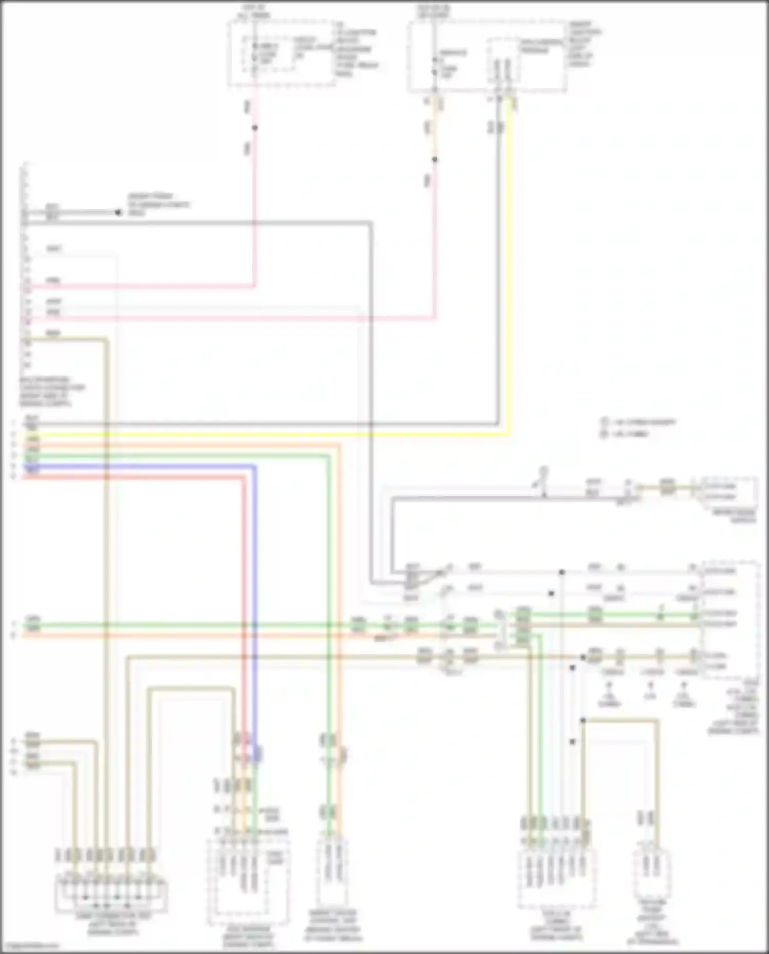 Wiring diagram multipurpose check connector for Hyundai Sonata VII facelift (2017-2019) (5 of 11)