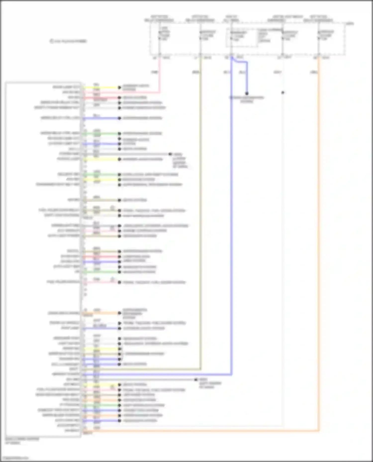 Wiring diagram on input for Hyundai Sonata VII facelift (2017-2019) (2 of 31)