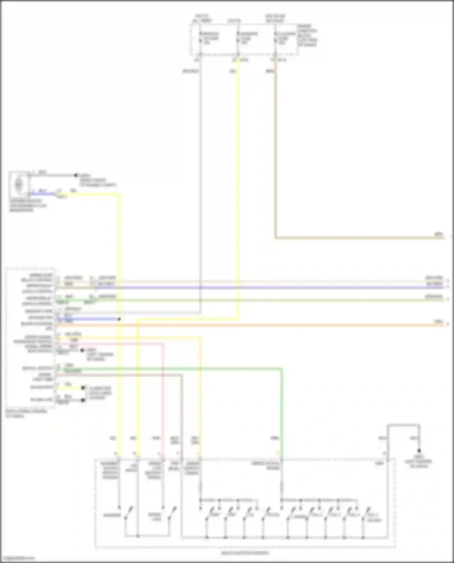 Wiring diagram on input for Hyundai Sonata VII facelift (2017-2019) (9 of 31)