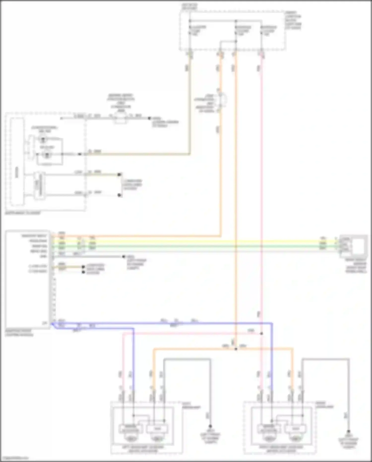 Wiring diagram on/start input for Hyundai Sonata VII facelift (2017-2019) (1 of 50)