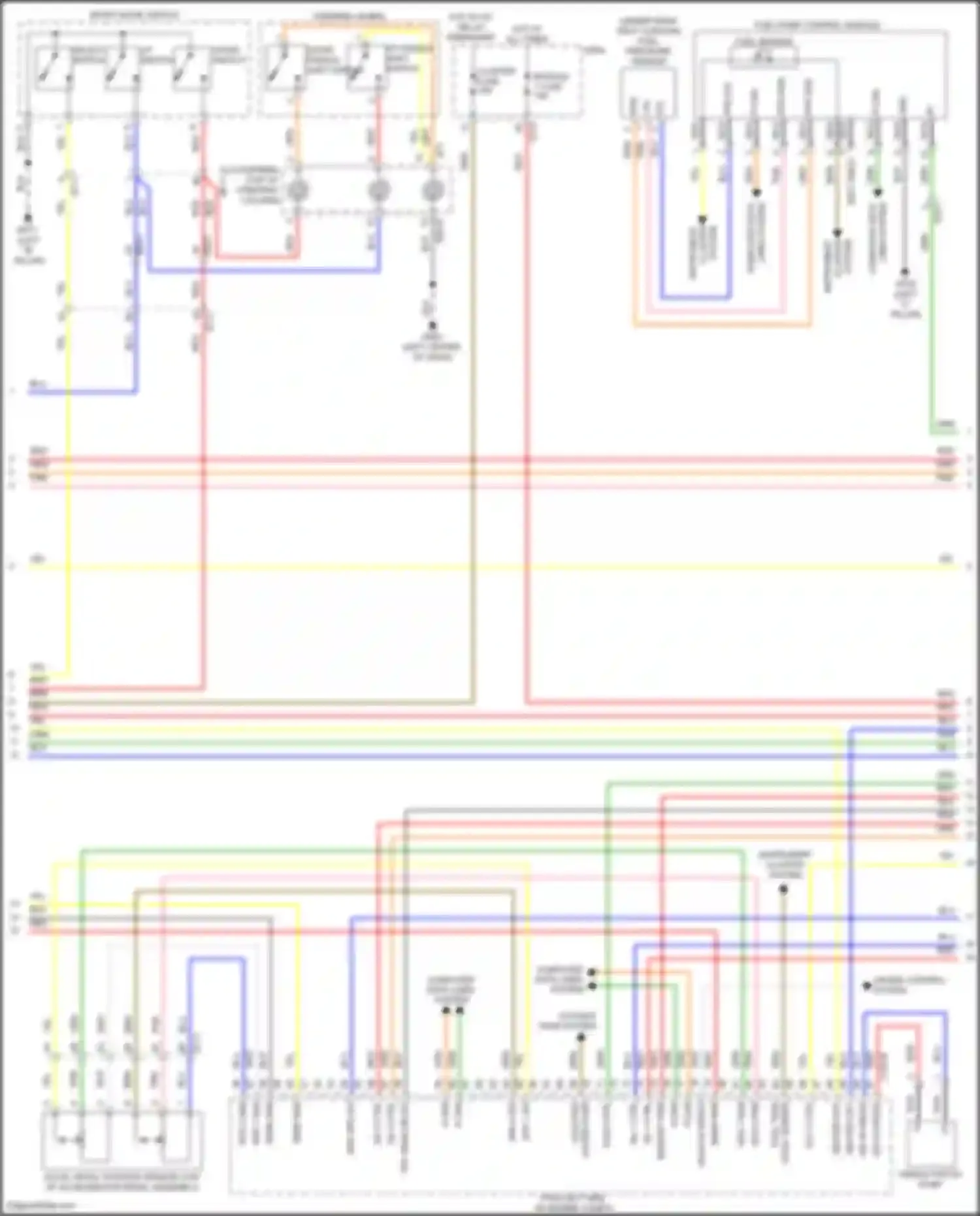 Wiring diagram oxy sens dn sig for Hyundai Sonata VII facelift (2017-2019) (1 of 2)