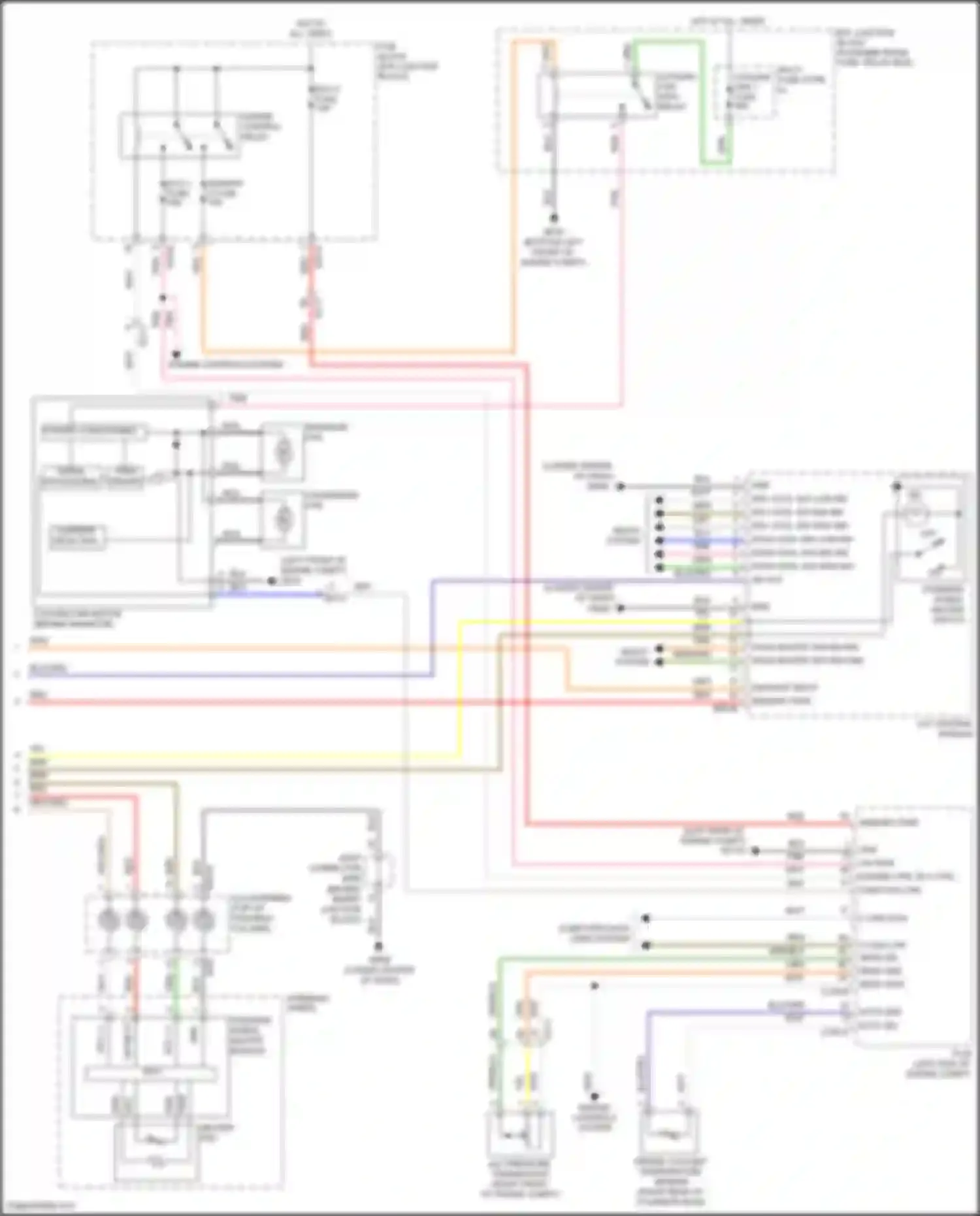 Wiring diagram pass cool sw low ind for Hyundai Sonata VII facelift (2017-2019) (6 of 6)