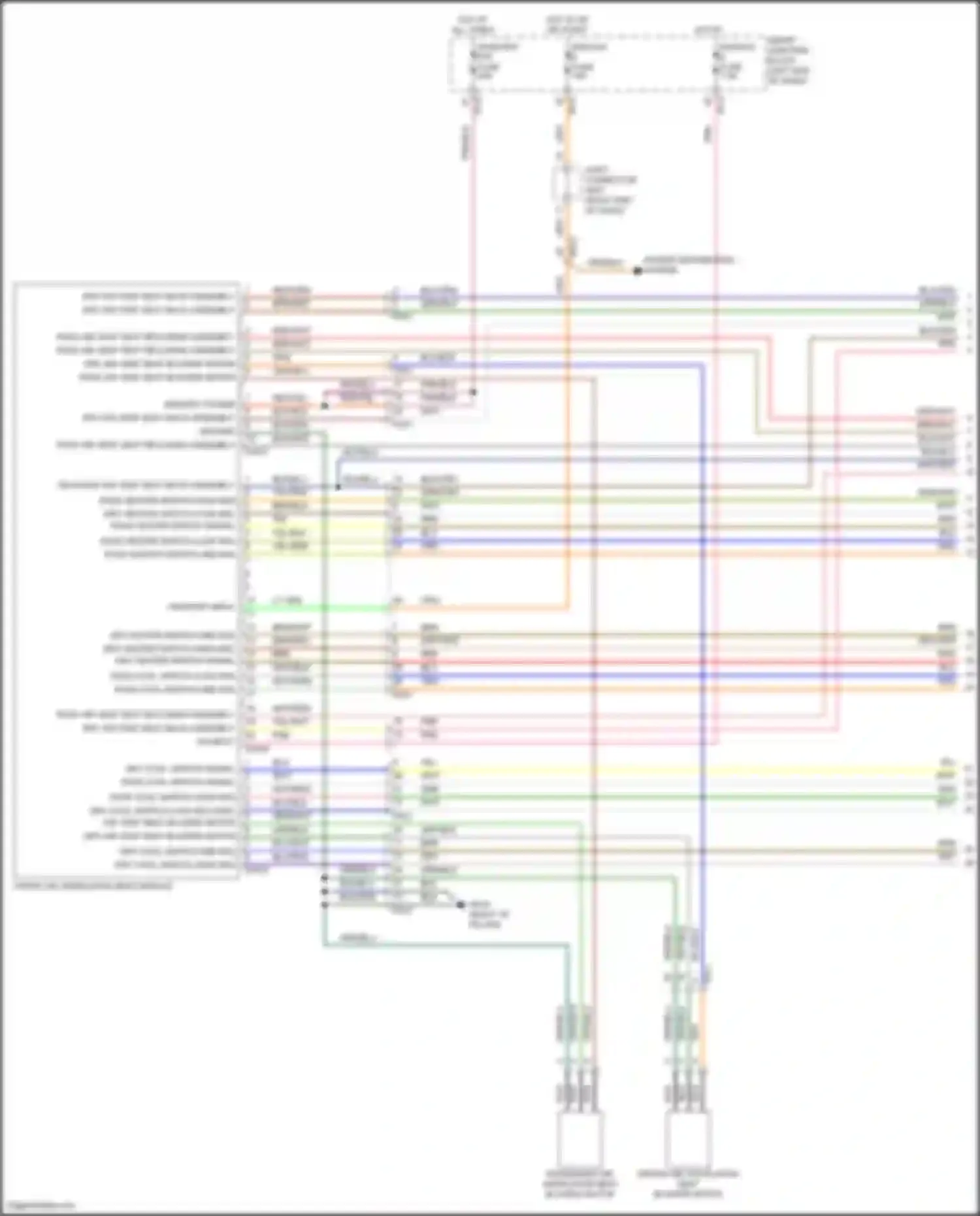Wiring diagram power distribution system for Hyundai Sonata VII facelift (2017-2019) (17 of 20)