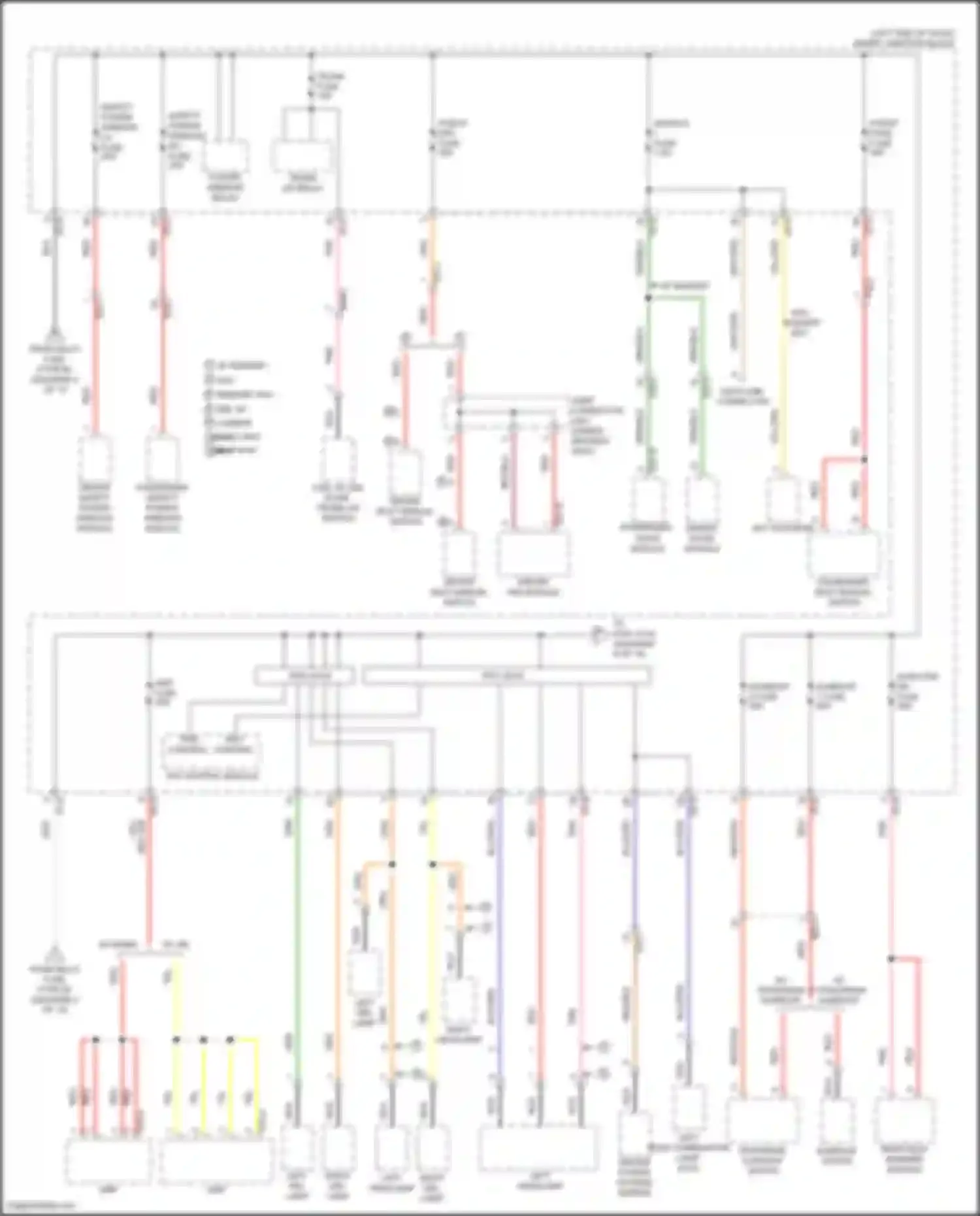 Wiring diagram power window relay for Hyundai Sonata VII facelift (2017-2019) (11 of 12)