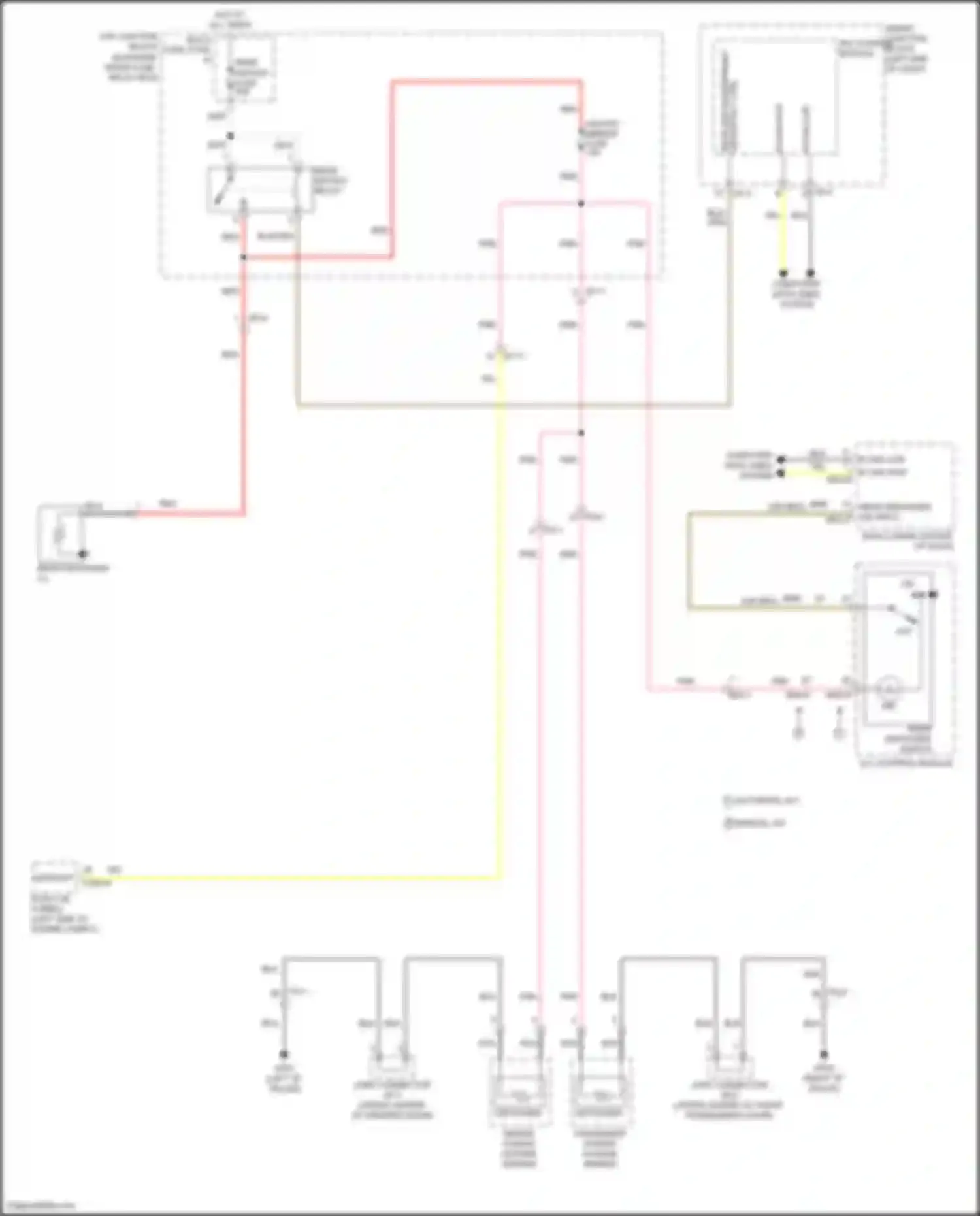 Wiring diagram rear defogger sw input for Hyundai Sonata VII facelift (2017-2019) (3 of 4)