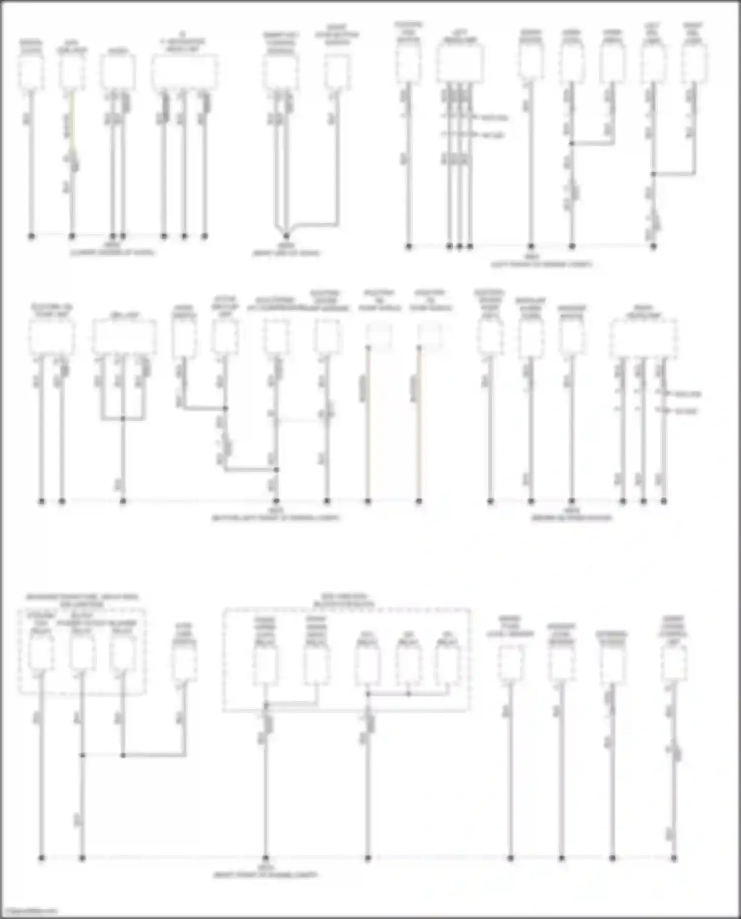 Wiring diagram right end of dash) for Hyundai Sonata VII facelift (2017-2019) (43 of 58)