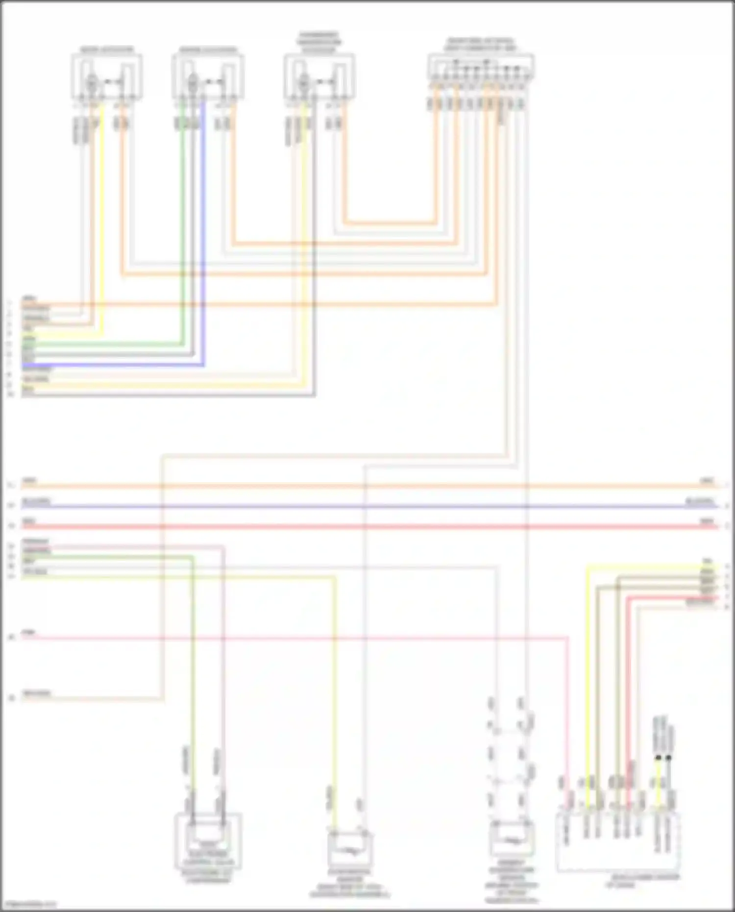 Wiring diagram right end of dash) for Hyundai Sonata VII facelift (2017-2019) (50 of 58)