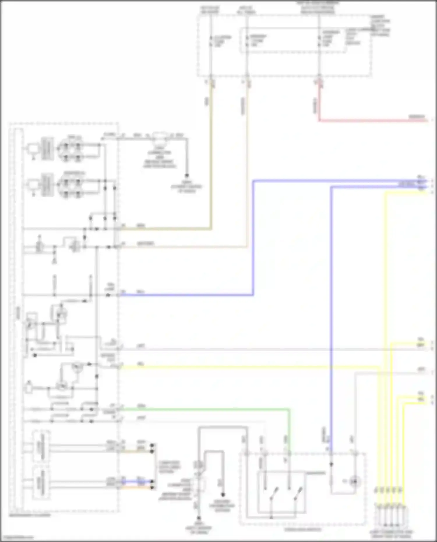 Wiring diagram right end of dash) for Hyundai Sonata VII facelift (2017-2019) (16 of 58)