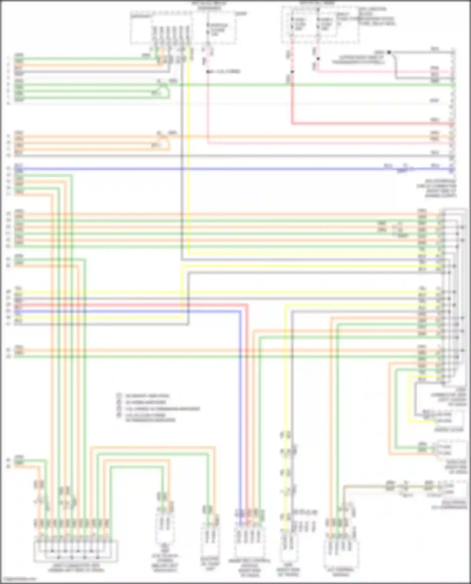Wiring diagram right end of dash) for Hyundai Sonata VII facelift (2017-2019) (6 of 58)