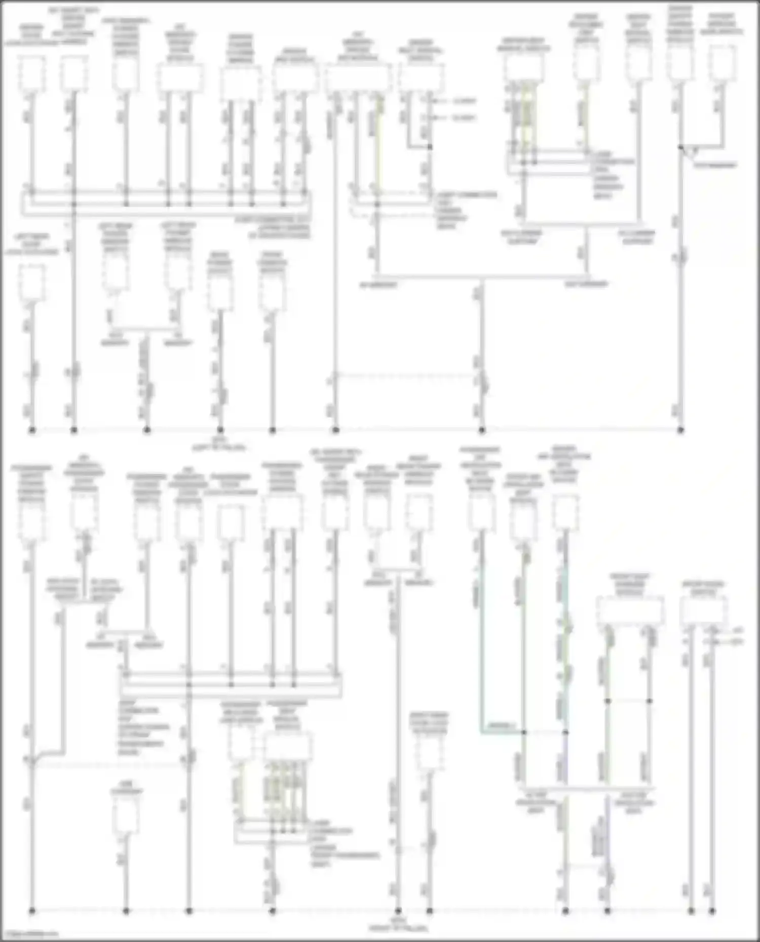 Wiring diagram right rear power window switch for Hyundai Sonata VII facelift (2017-2019) (1 of 13)
