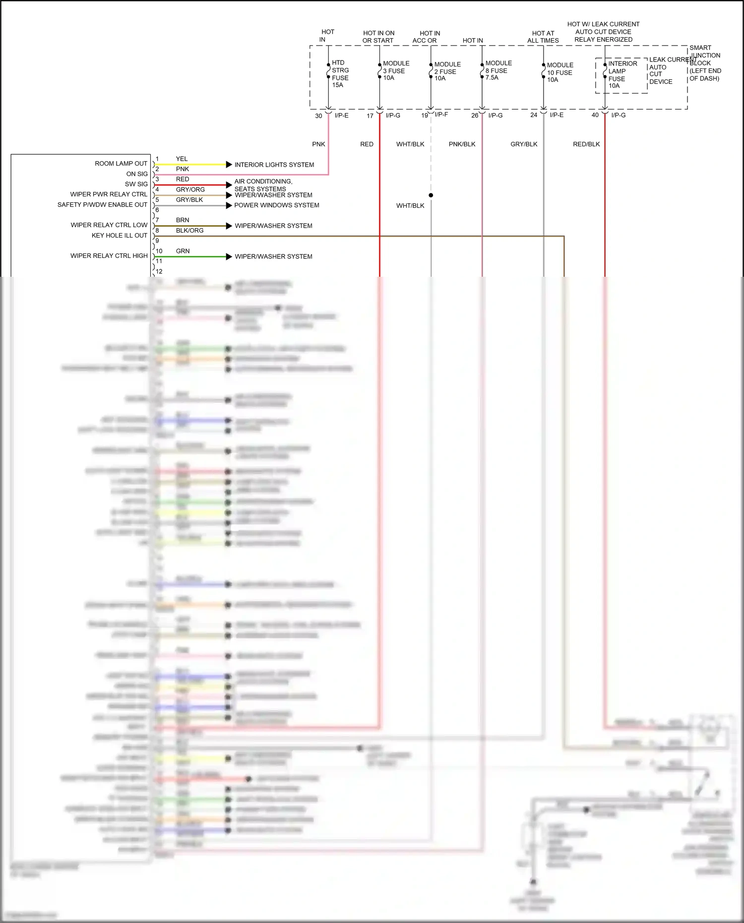 Wiring diagram security ind for Hyundai Sonata VII facelift (2017-2019) (1 of 10)