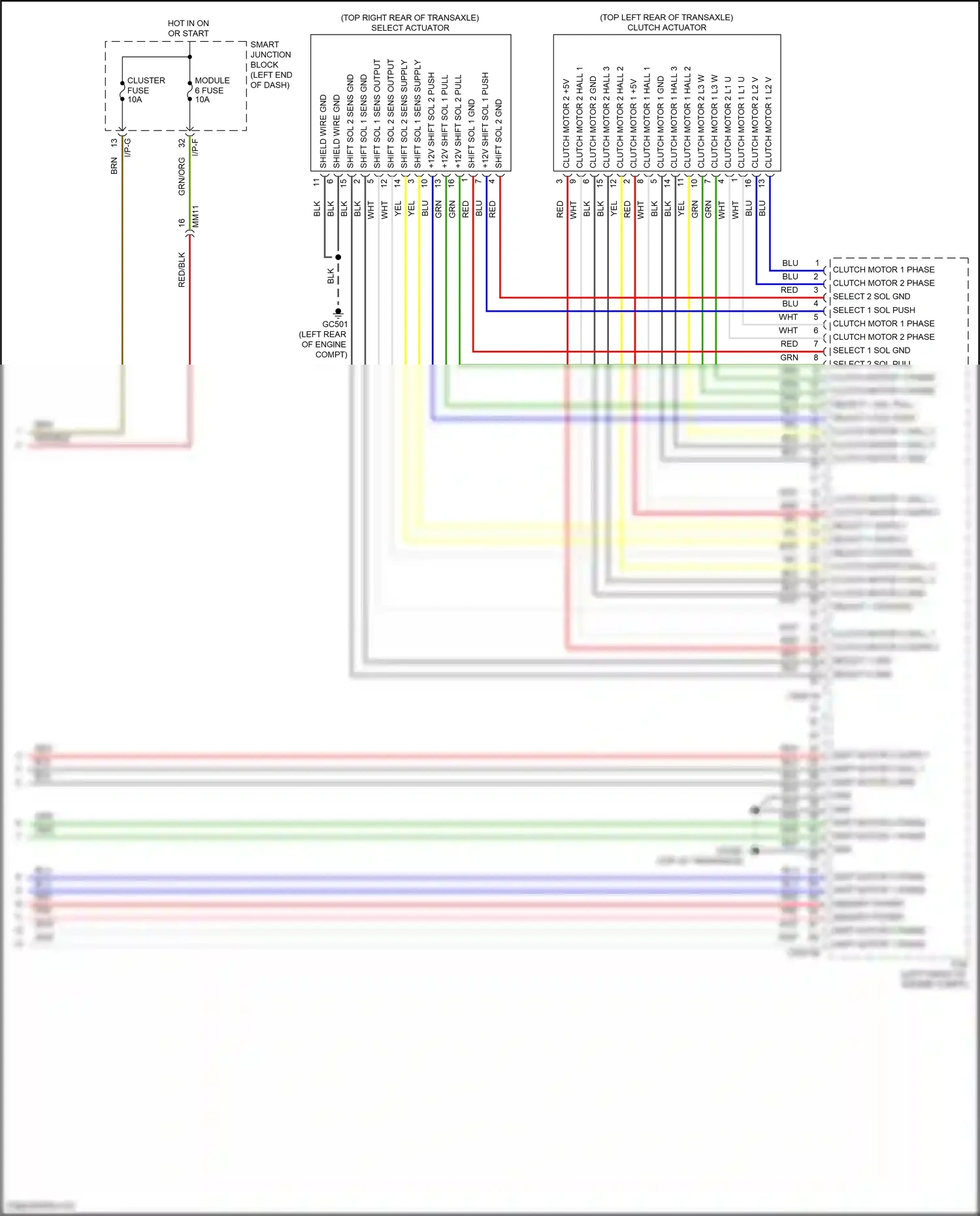 Wiring diagram select 2 sol gnd for Hyundai Sonata VII facelift (2017-2019) (1 of 1)