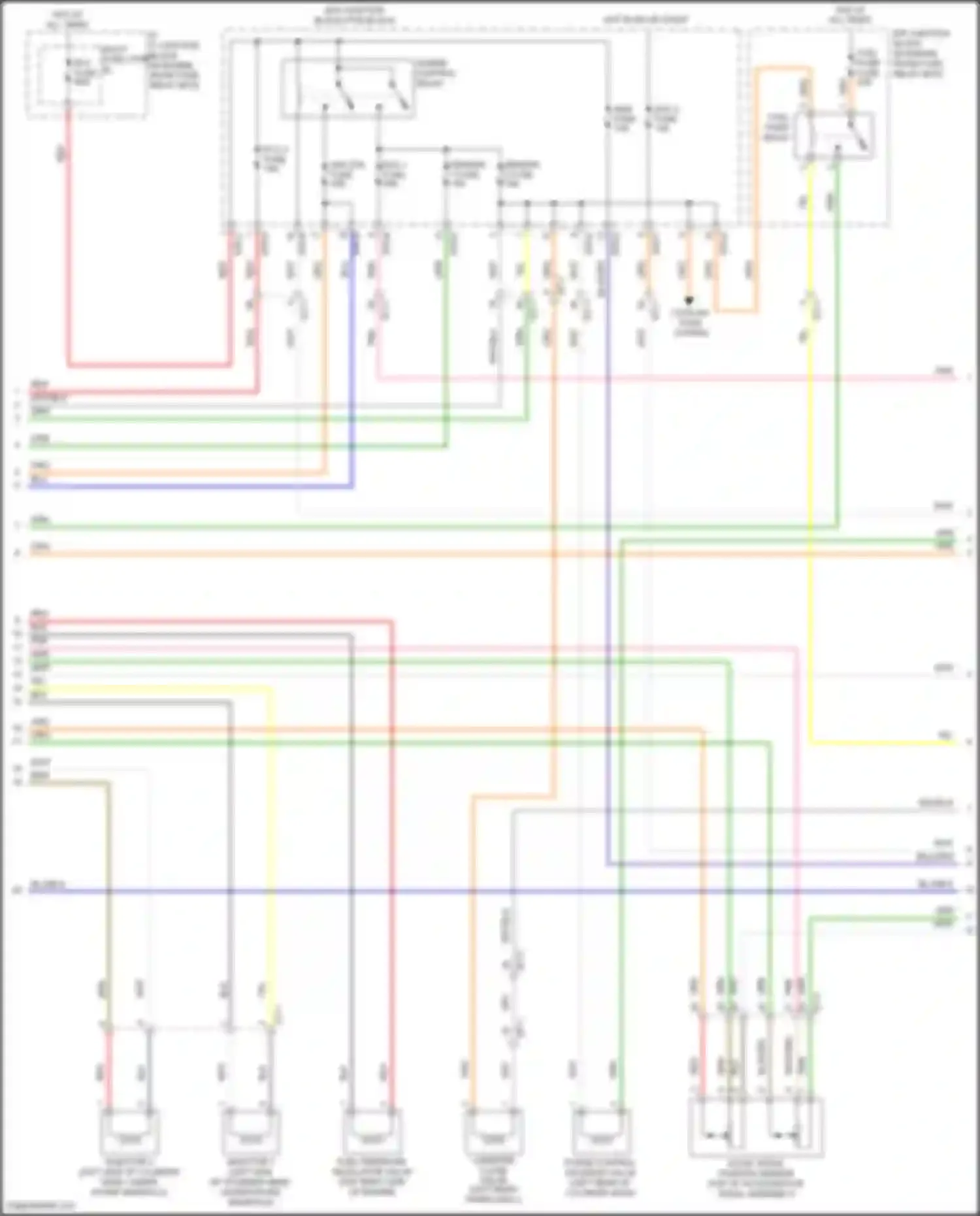 Wiring diagram sensor 2 fuse for Hyundai Sonata VII facelift (2017-2019) (20 of 20)