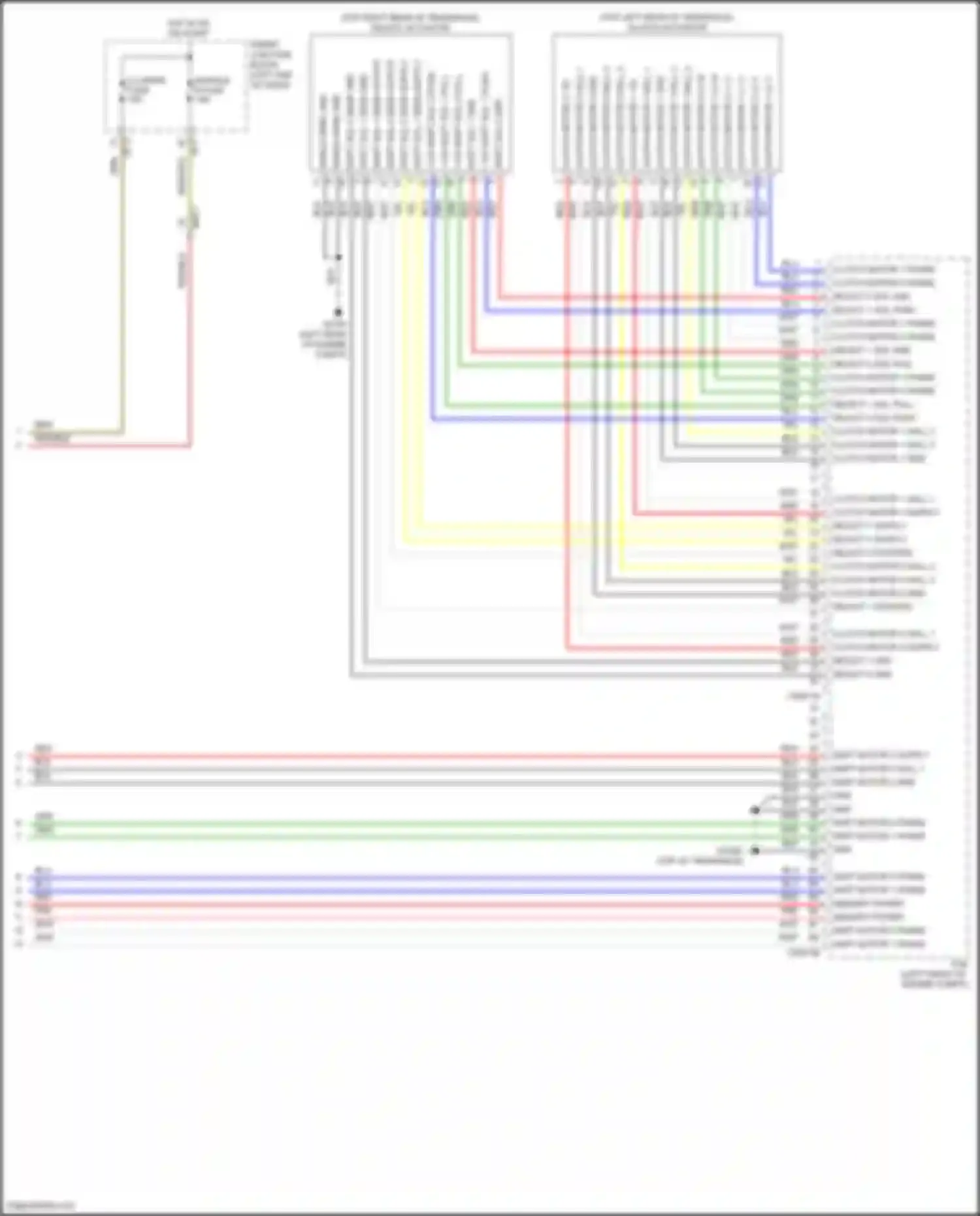 Wiring diagram shift sol 1 sens output for Hyundai Sonata VII facelift (2017-2019) (1 of 1)