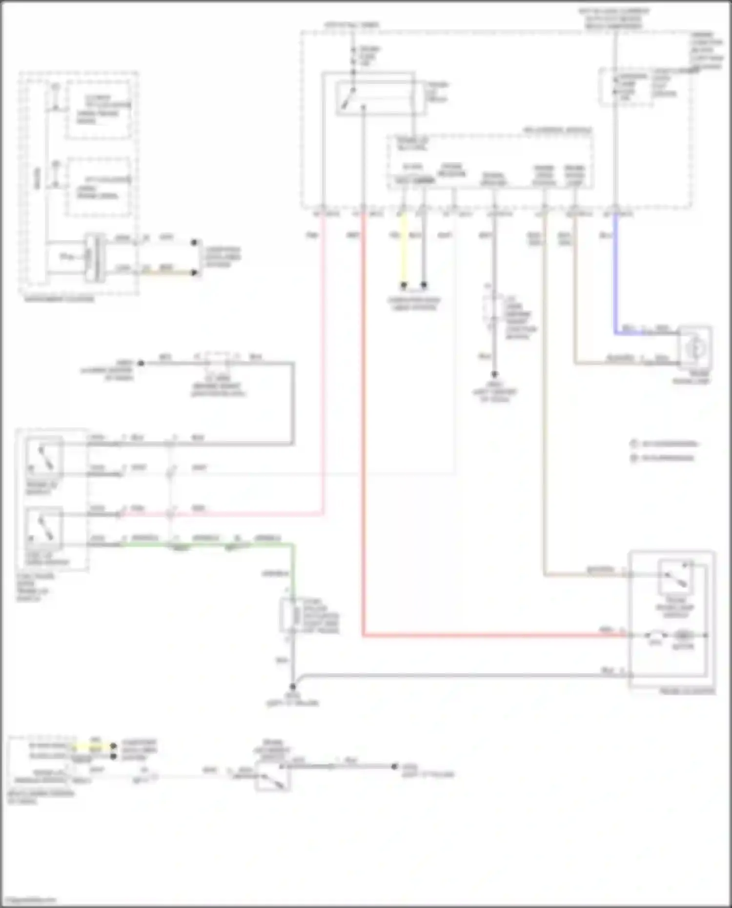 Wiring diagram smart junction block for Hyundai Sonata VII facelift (2017-2019) (93 of 112)