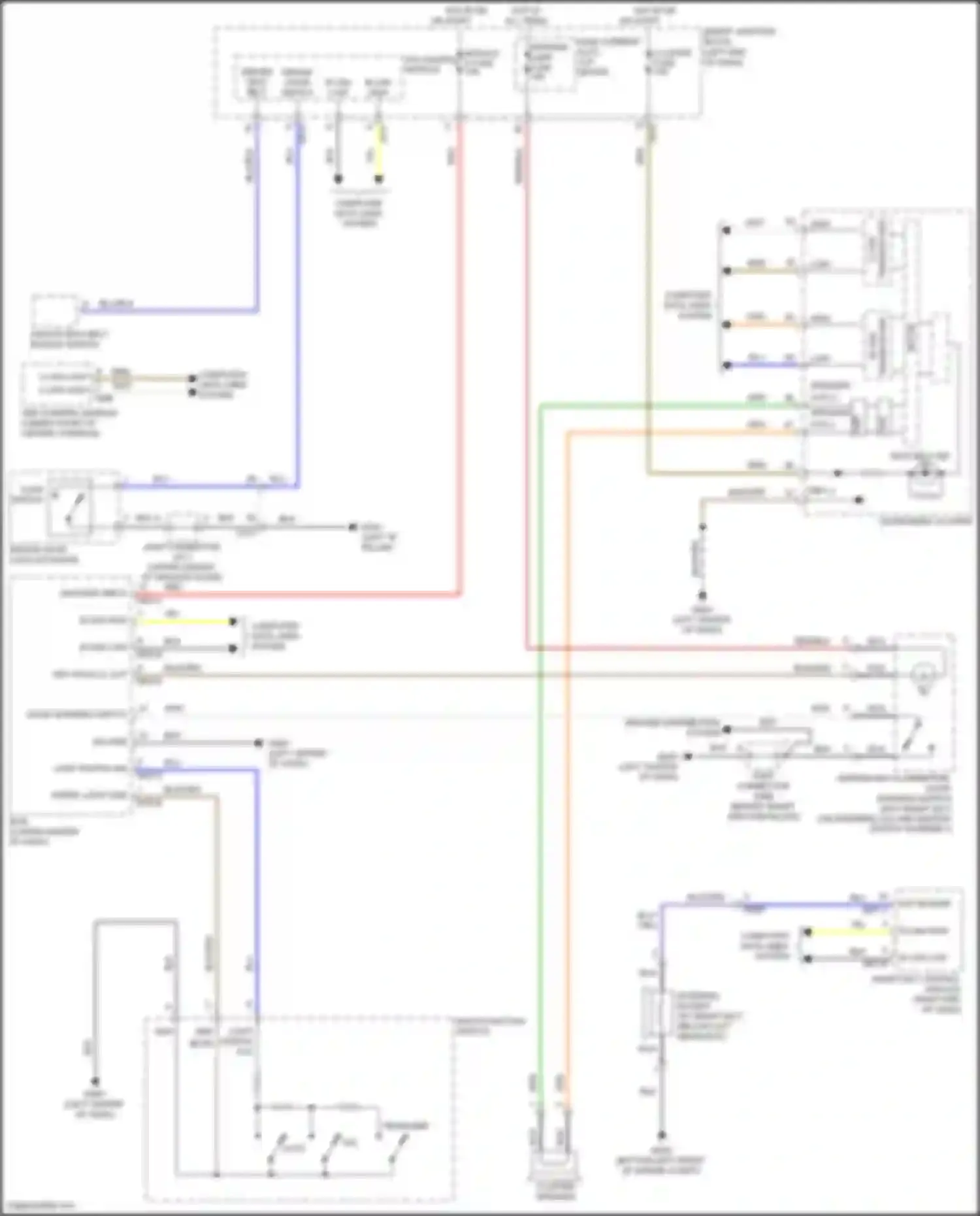Wiring diagram smart key control module for Hyundai Sonata VII facelift (2017-2019) (28 of 39)