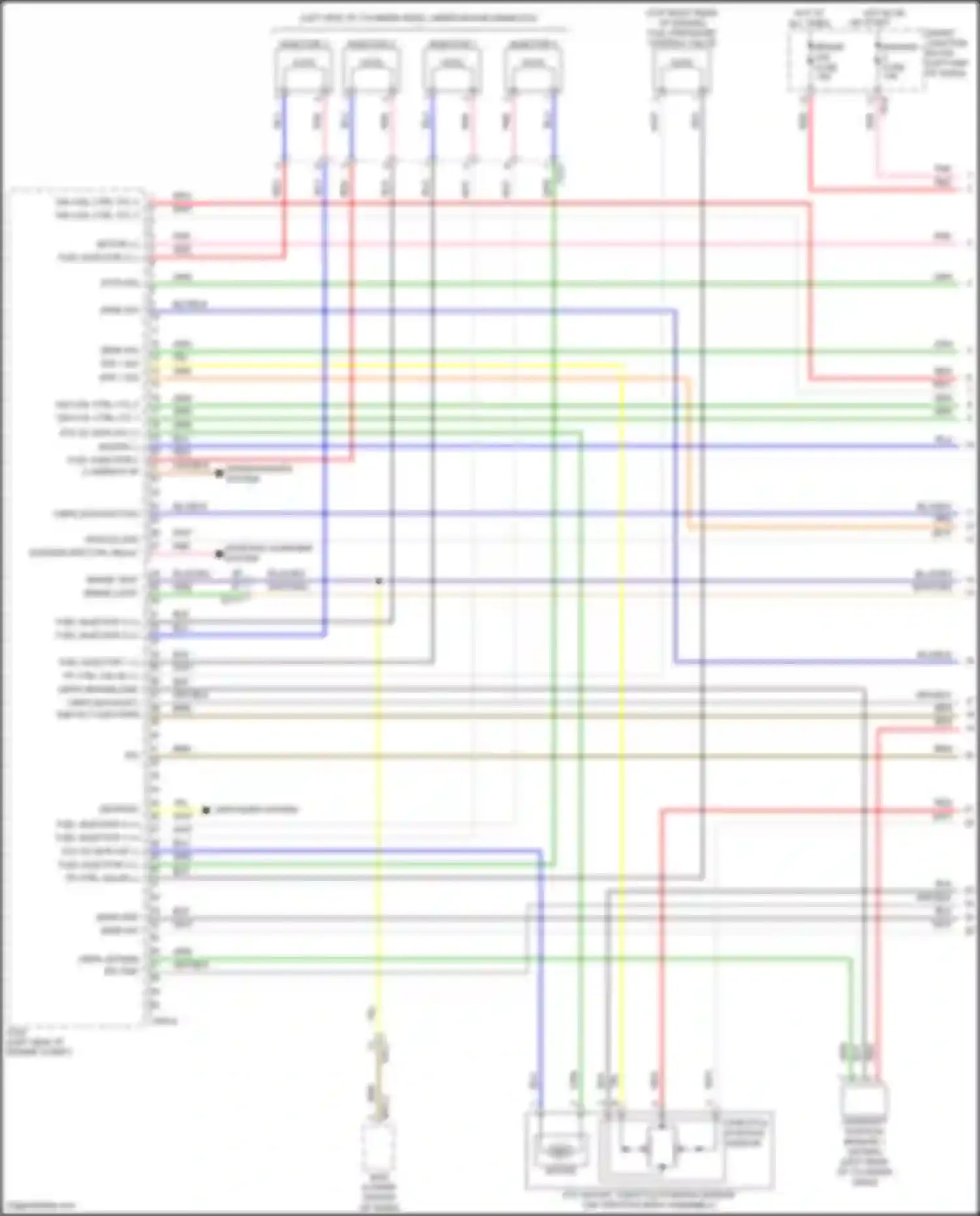 Wiring diagram starter mtr ctrl relay for Hyundai Sonata VII facelift (2017-2019) (1 of 1)
