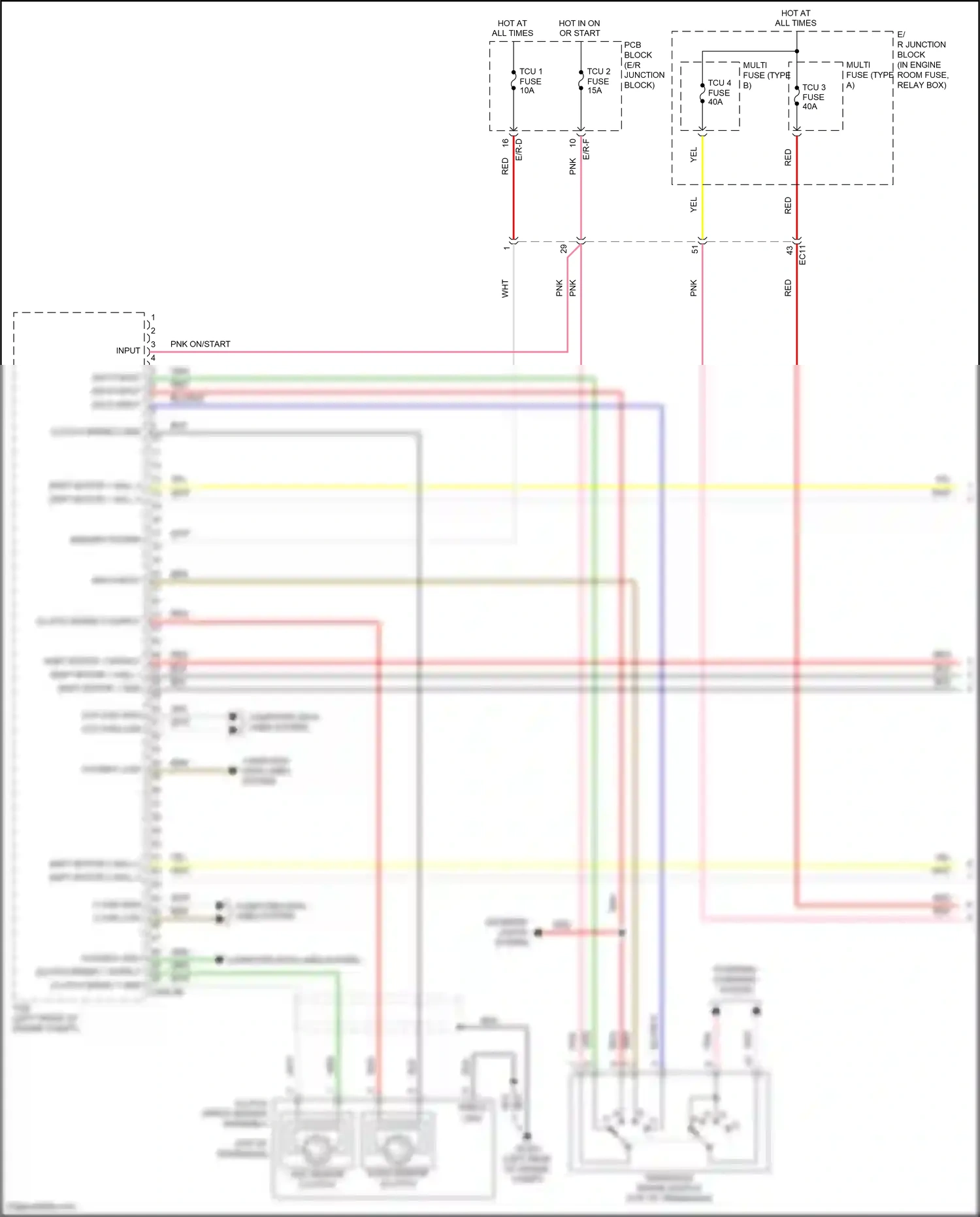 Wiring diagram starting/ charging system for Hyundai Sonata VII facelift (2017-2019) (1 of 14)