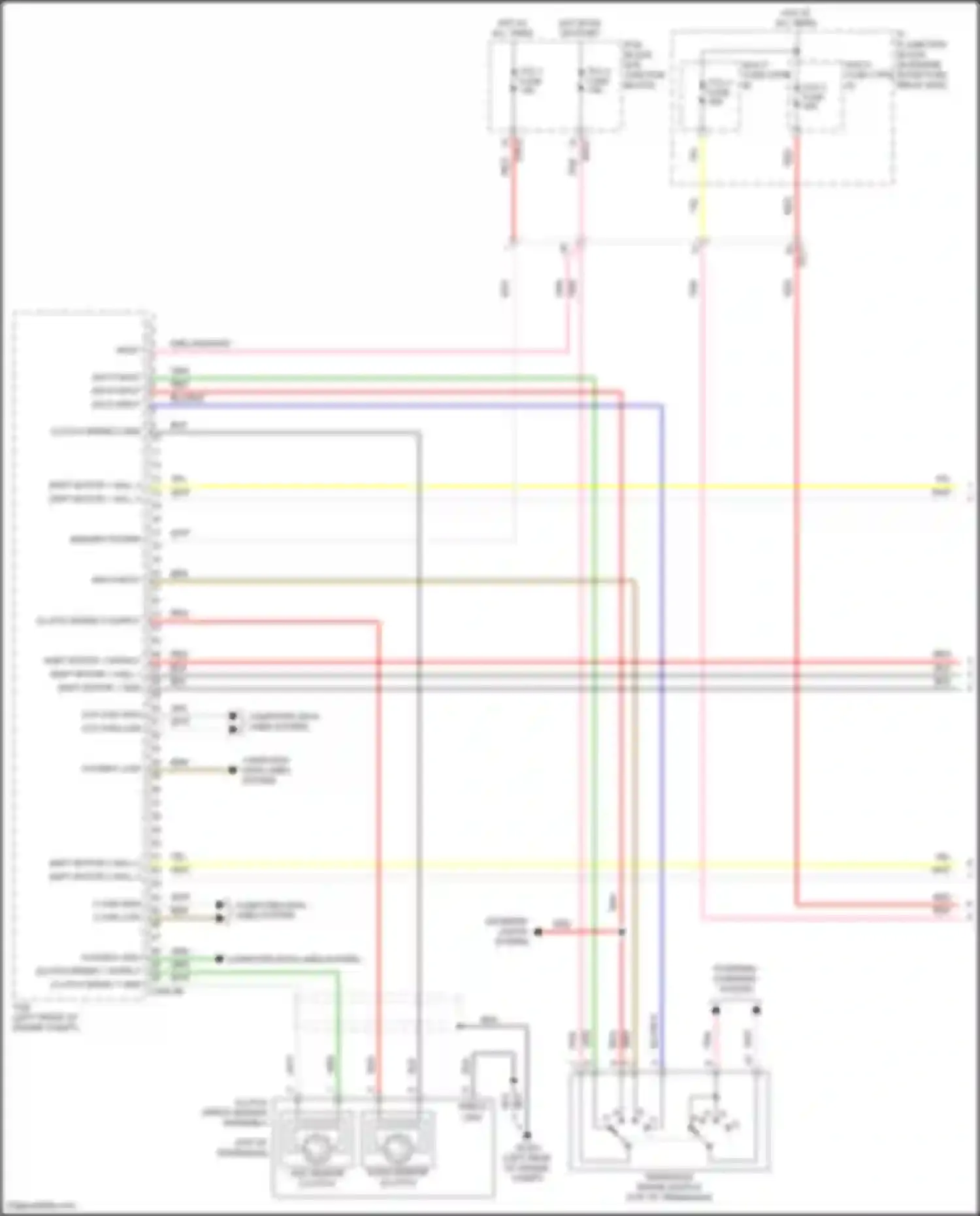 Wiring diagram tcu 3 fuse for Hyundai Sonata VII facelift (2017-2019) (1 of 2)