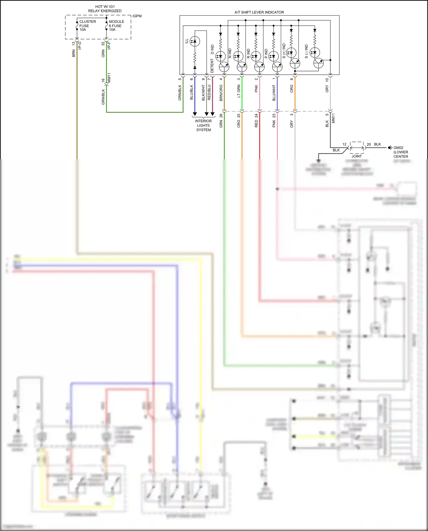 Wiring diagram up switch for Hyundai Sonata VII facelift (2017-2019) (1 of 8)