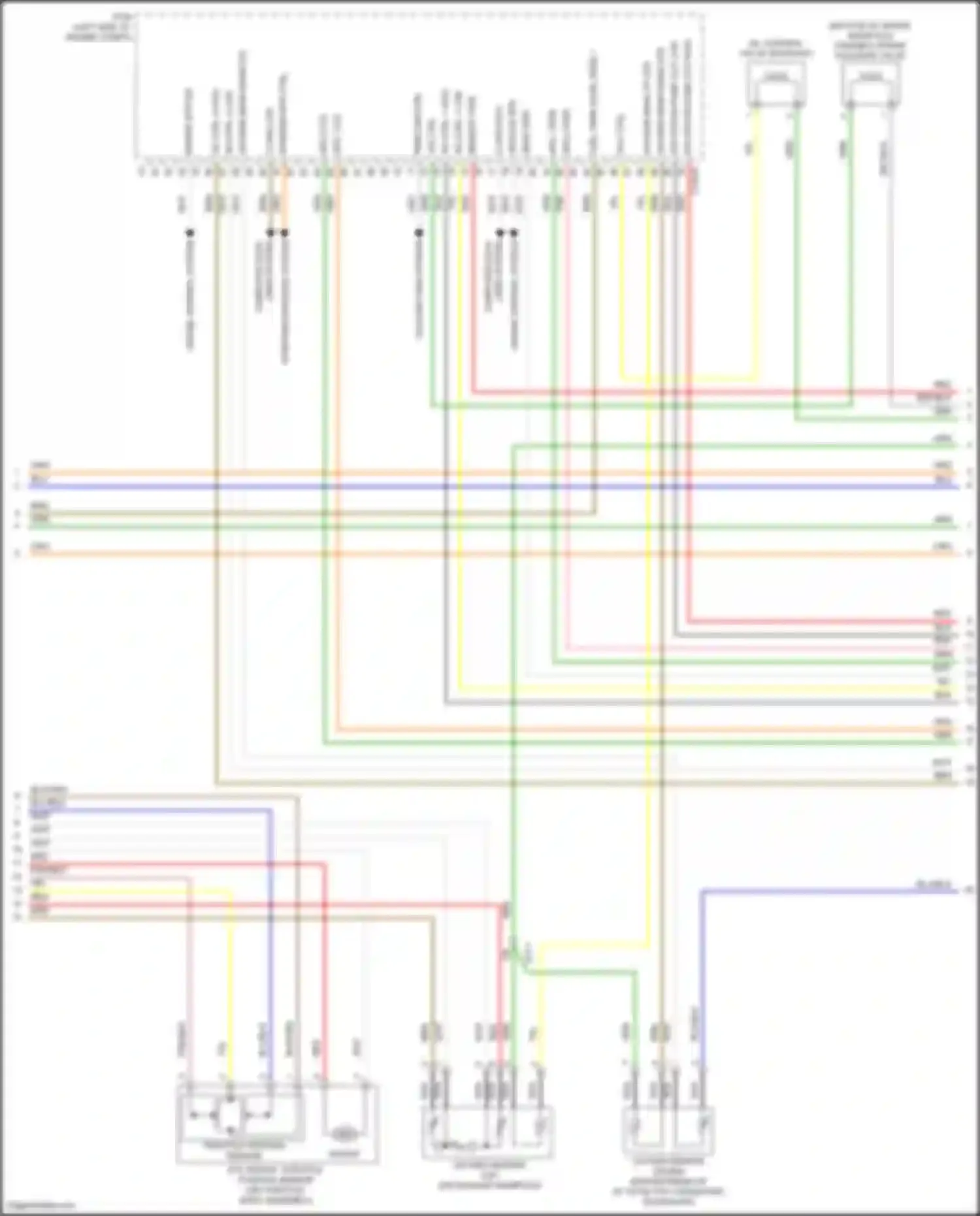 Wiring diagram variable intake solenoid valve for Hyundai Sonata VII facelift (2017-2019) (2 of 2)