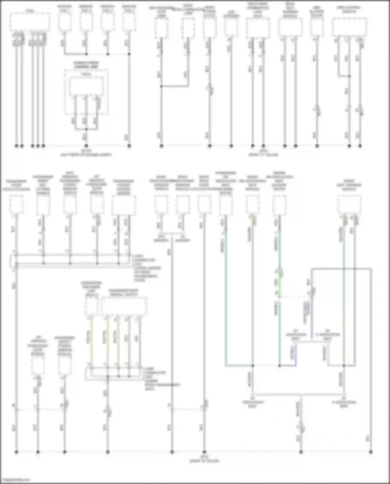 Wiring diagram w/ memory for Hyundai Sonata VII facelift (2017-2019) (13 of 17)