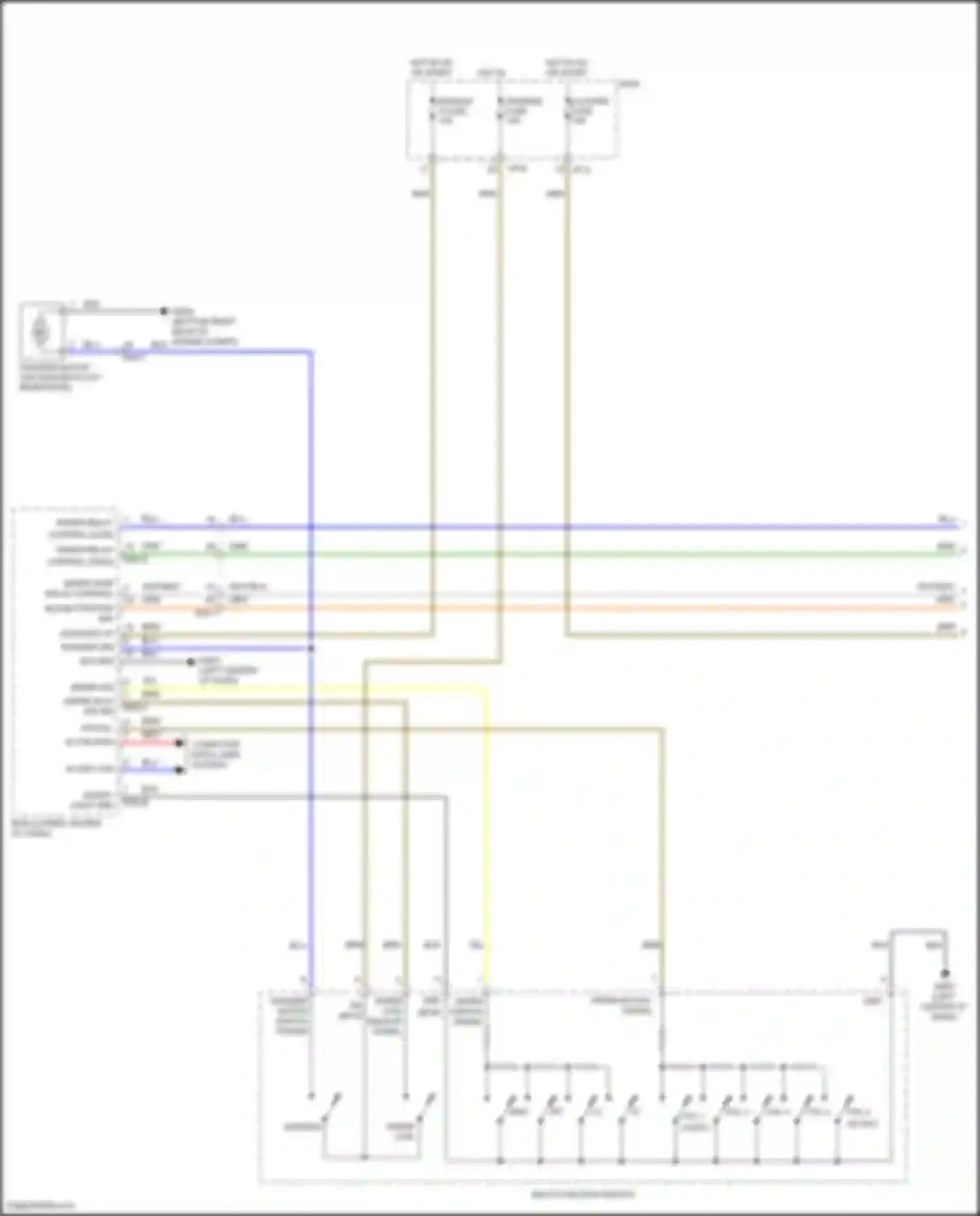Wiring diagram wiper relay control low for Hyundai Sonata VII facelift (2017-2019) (1 of 1)