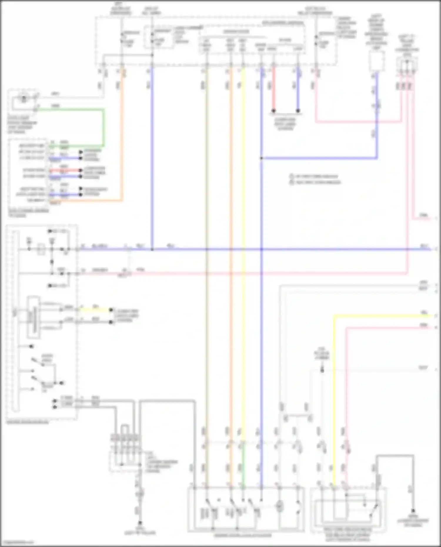 Sonata Hyundai VII (2014-2017): Forced entry circuit, hybrid w/ ims (1 of 3)