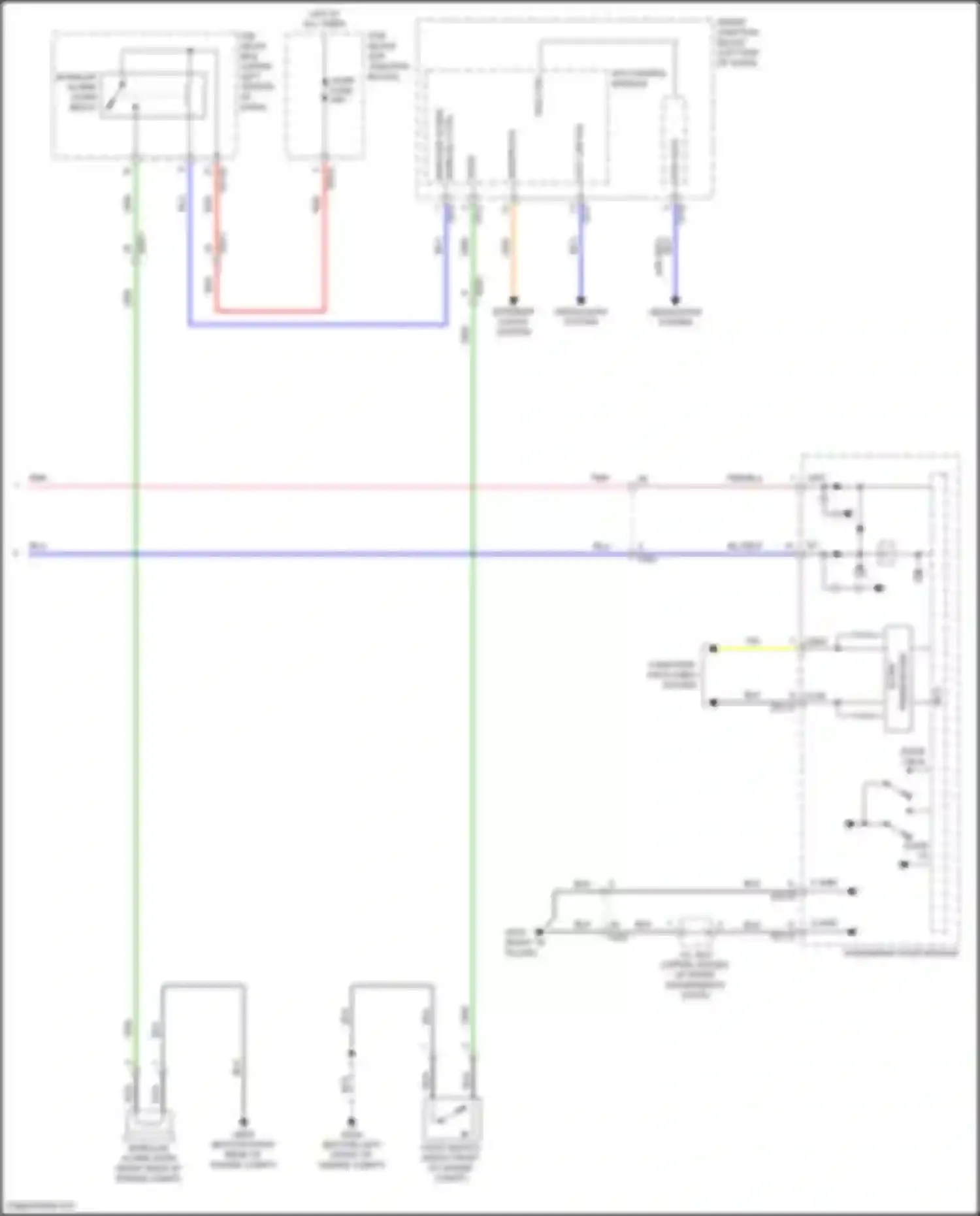 Sonata Hyundai VII (2014-2017): Forced entry circuit, hybrid w/ ims (3 of 3)