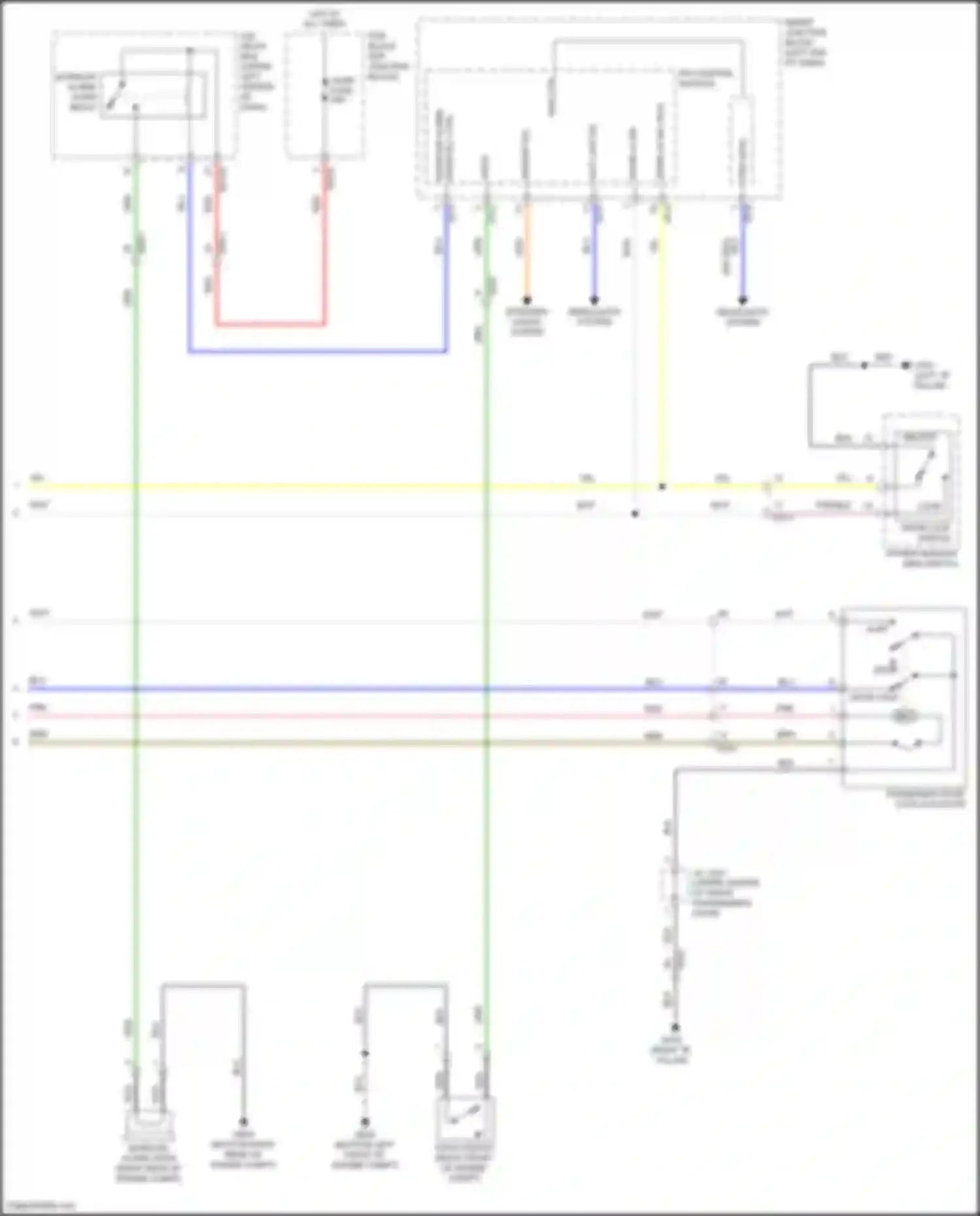 Sonata Hyundai VII (2014-2017): Forced entry circuit, hybrid w/o ims (3 of 3)