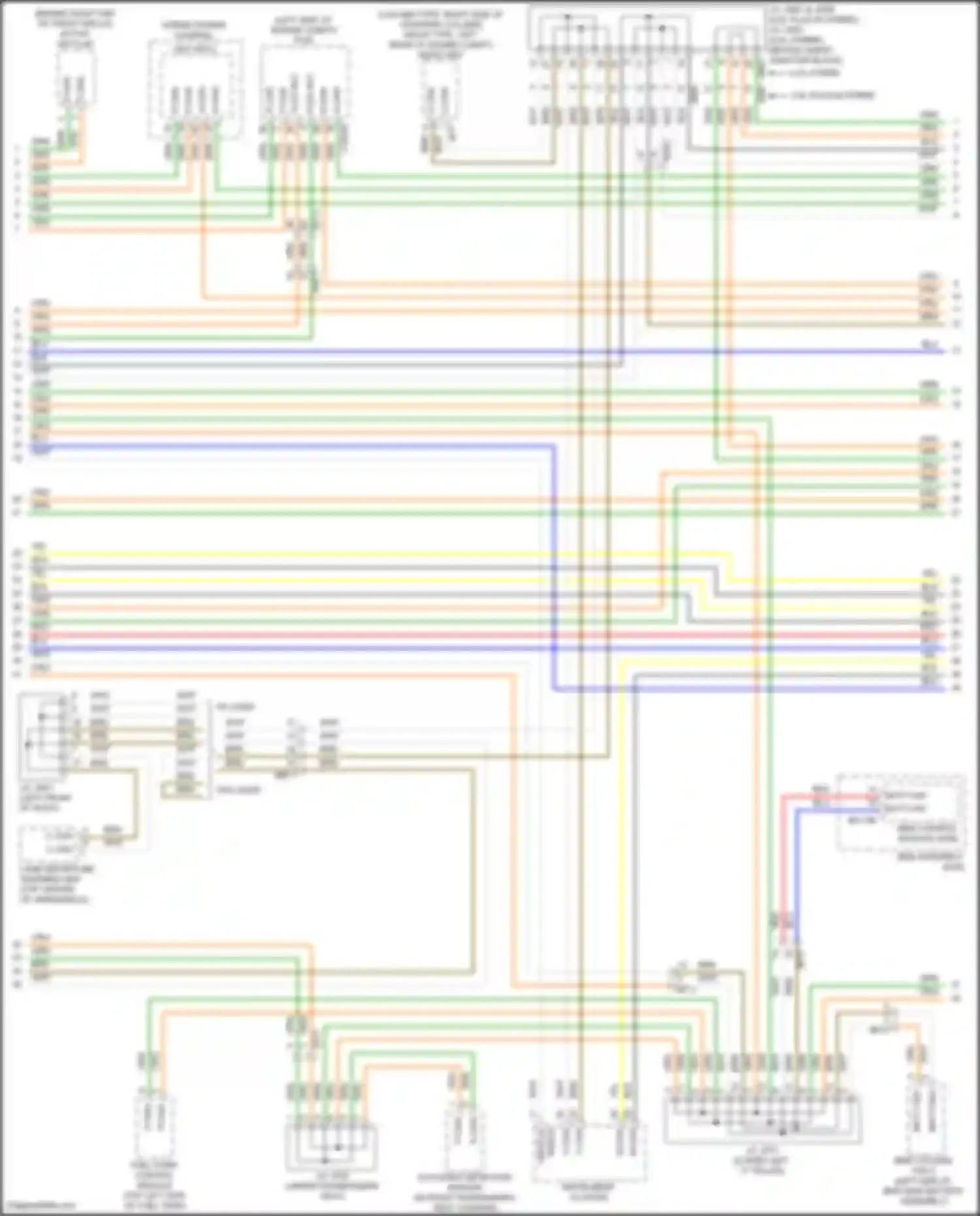 Sonata Hyundai VII (2014-2017): Computer data lines circuit, hybrid (3 of 4)