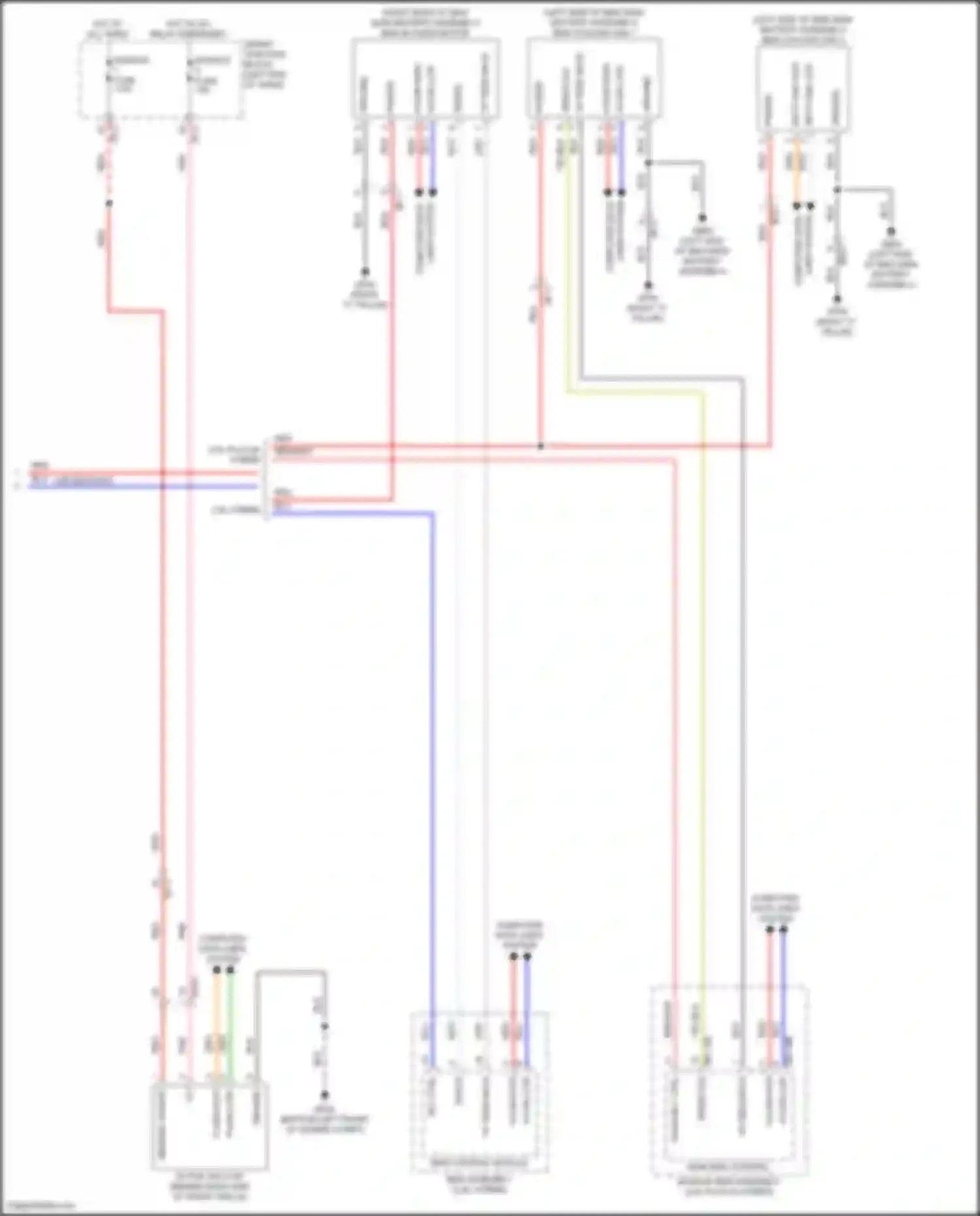 Sonata Hyundai VII (2014-2017): 2.0l hybrid, cooling fan circuit (2 of 2)