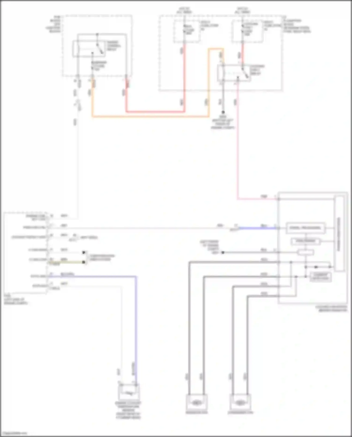 Sonata Hyundai VII (2014-2017): 2.4l, cooling fan circuit