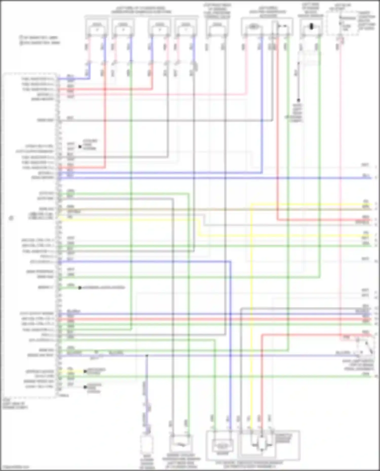 Sonata Hyundai VII (2014-2017): Wiring diagram engine performance 1.6l turbo (1 of 4)