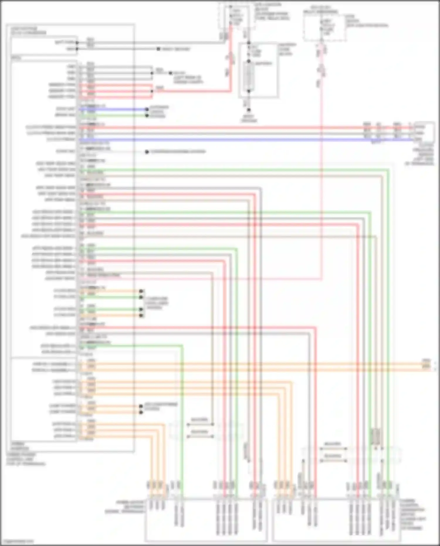 Sonata Hyundai VII (2014-2017): Wiring diagram engine performance 2.0l hybrid, hybrid control circuit (1 of 6)
