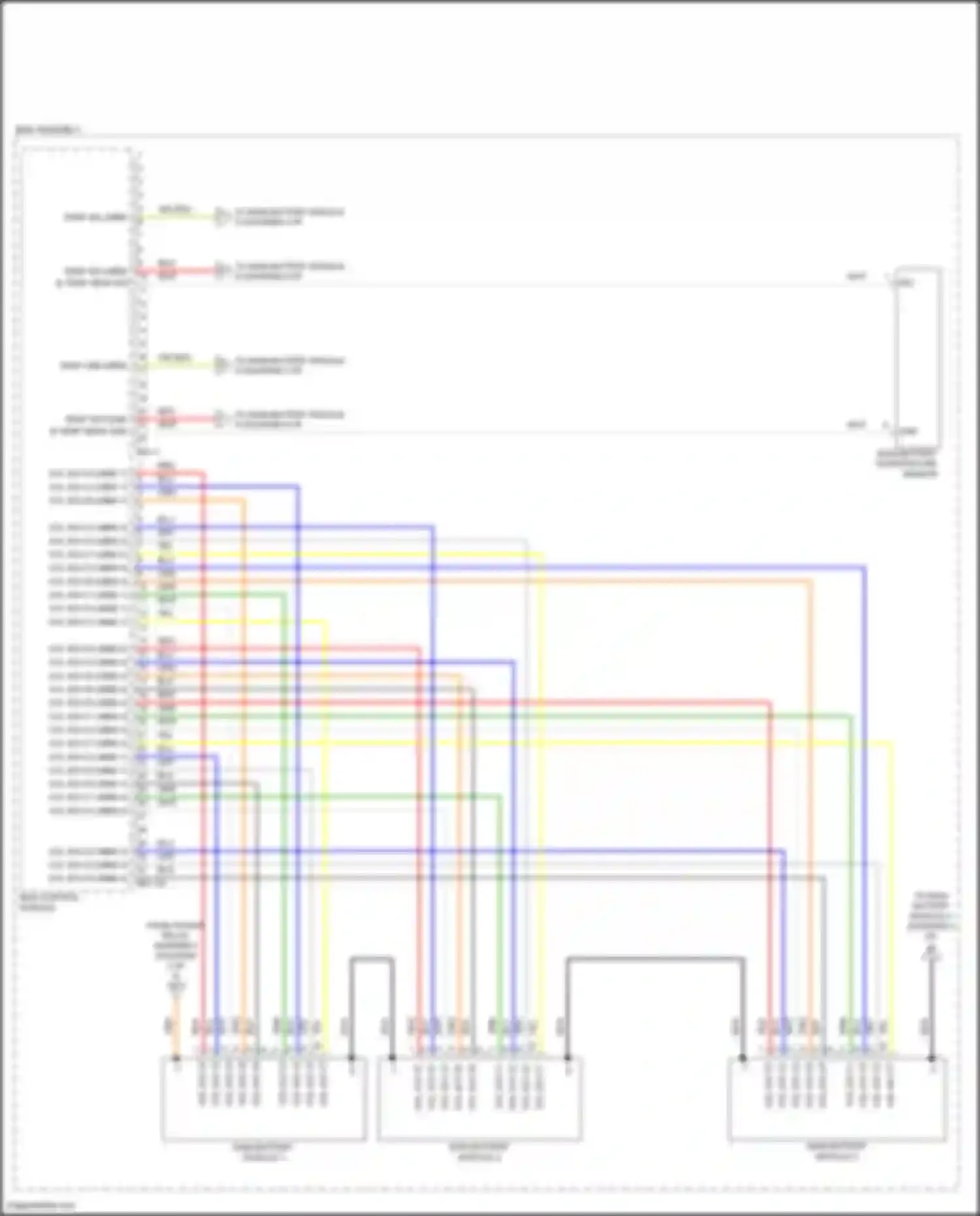 Sonata Hyundai VII (2014-2017): Wiring diagram engine performance 2.0l hybrid, hybrid control circuit (4 of 6)