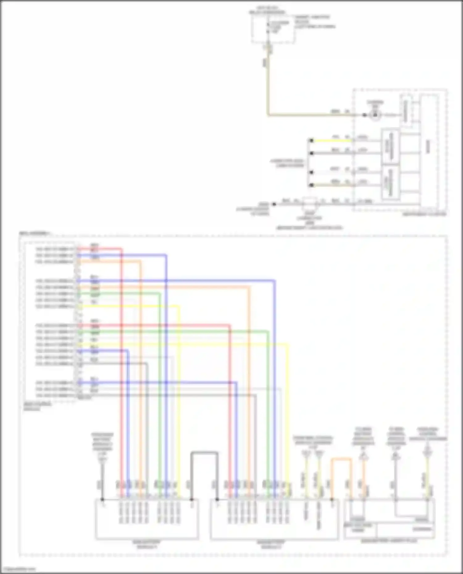 Sonata Hyundai VII (2014-2017): Wiring diagram engine performance 2.0l hybrid, hybrid control circuit (5 of 6)