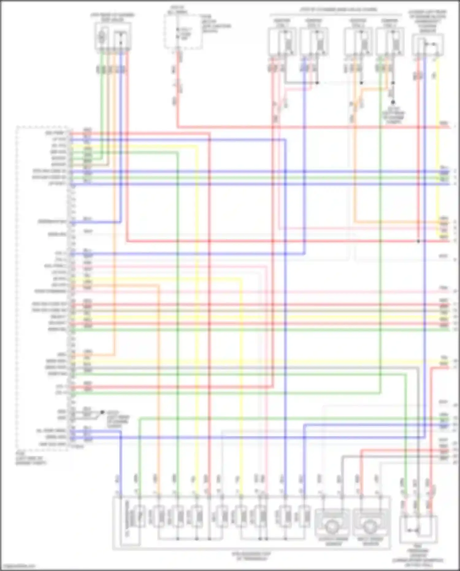 Sonata Hyundai VII (2014-2017): Wiring diagram engine performance 2.0l hybrid, mfi control circuit (1 of 6)